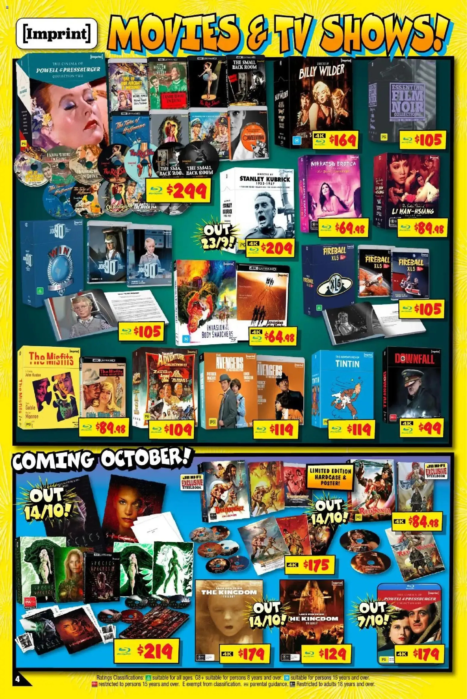 JB Hi-Fi Entertainment Extravaganza - 17/09/2026 > weekly / monthly specials - Catalogue valid from 17 September to 7 October 2026 - page 4