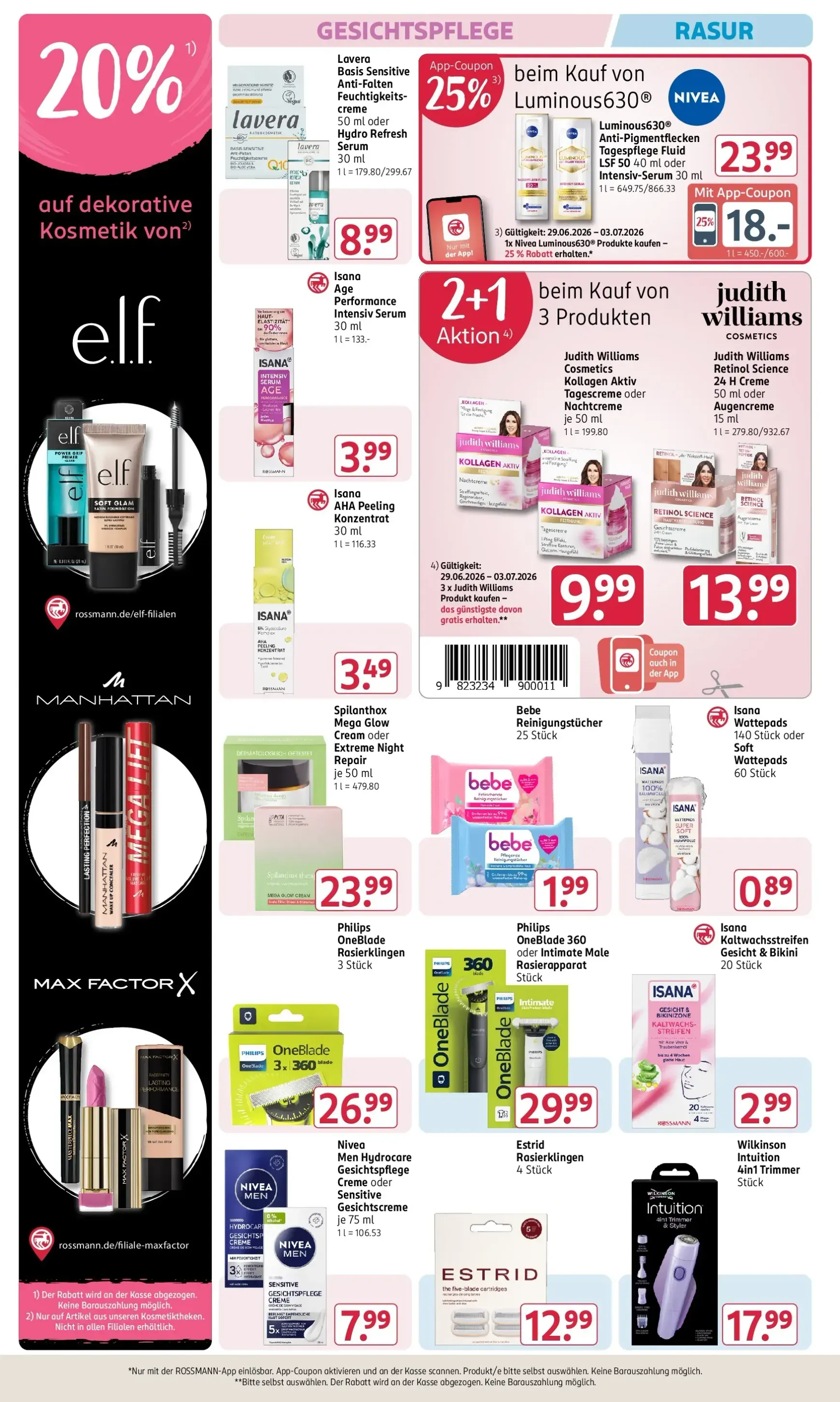 ROSSMANN Prospekt – von Montag 29.06.2026 bis Freitag 03.07.2026 von 29. Juni bis 3. Juli 2026 - Prospekt seite 9