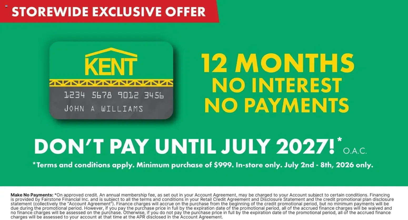 Kent weekly flyer - NL from Jul 2, 2026 > weekly specials & deals from July 2 to July 8 2026 - flyer page 3