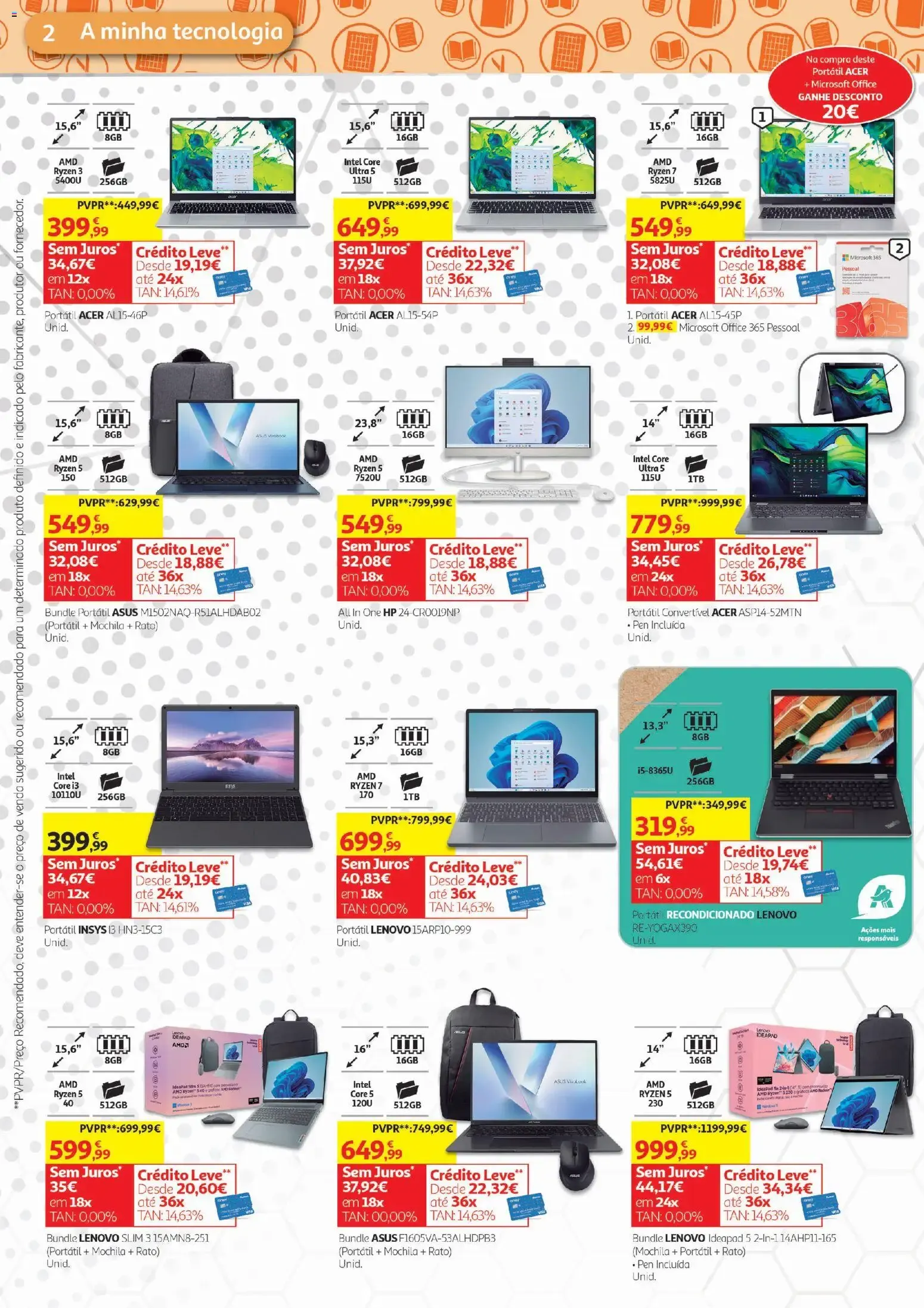 Folheto Auchan - Tecno Escolar » de 19/08/2026 - 03/09/2026 de 19 de agosto até 3 de setembro 2026 - Pagina 2