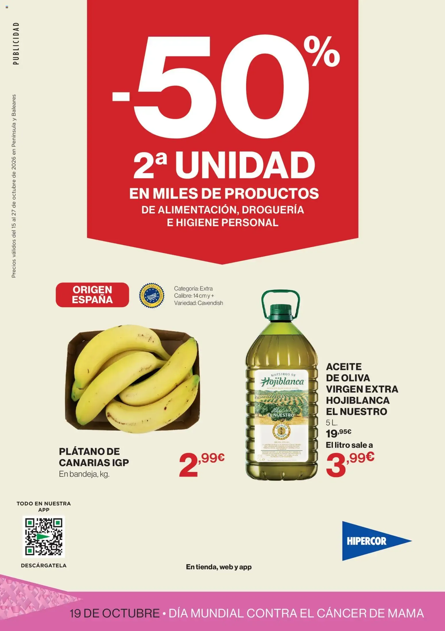 Catálogo de Hipercor catálogo del 15/10/2026 | folleto 15 de octubre al 27 de octubre 2026 - Página 1