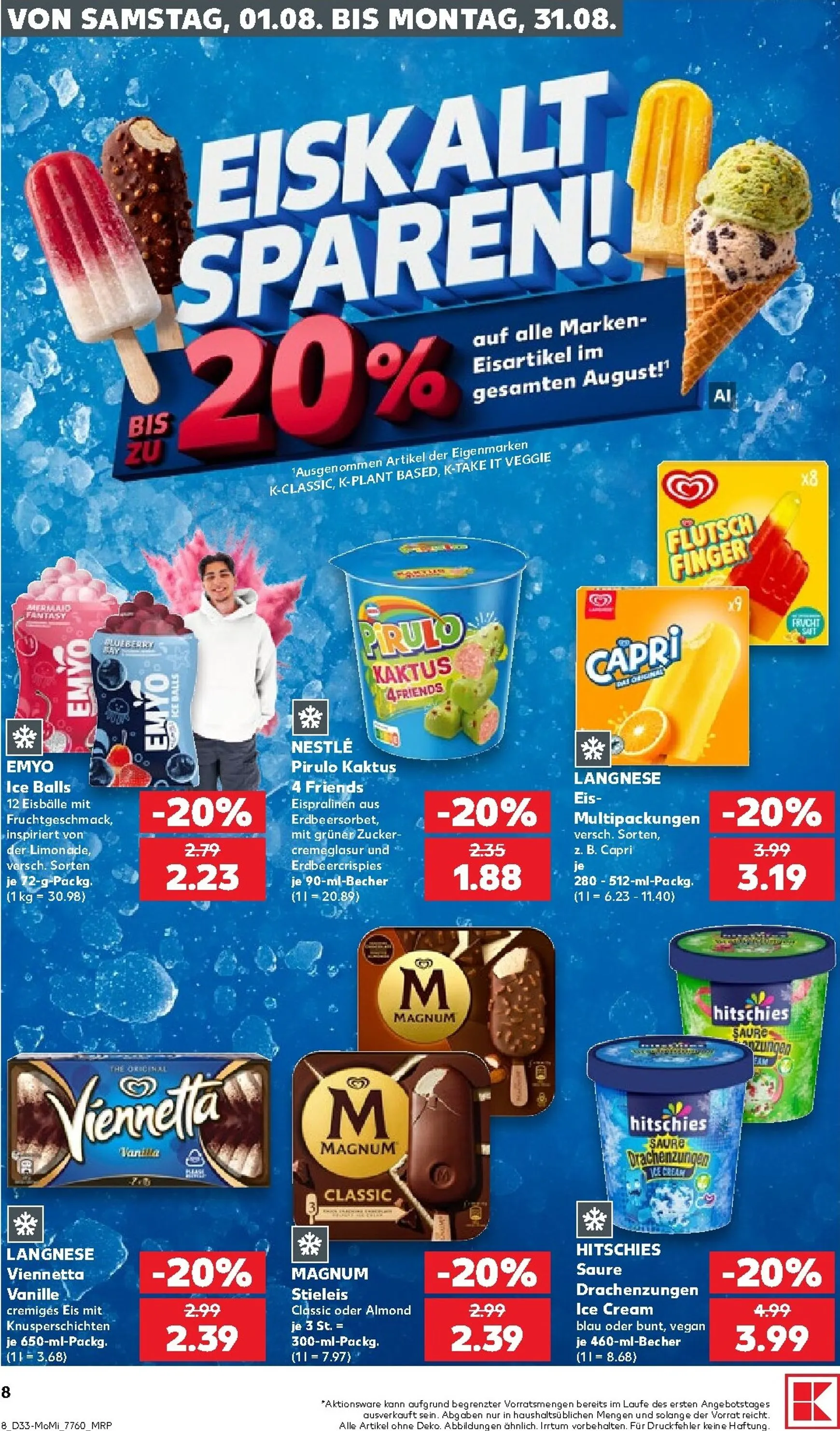 Kaufland - Richtig Sparen Prospekt nächste Woche – von Montag 10.08.2026 bis Mittwoch 12.08.2026 von 10. August bis 12. August 2026 - Prospekt seite 8