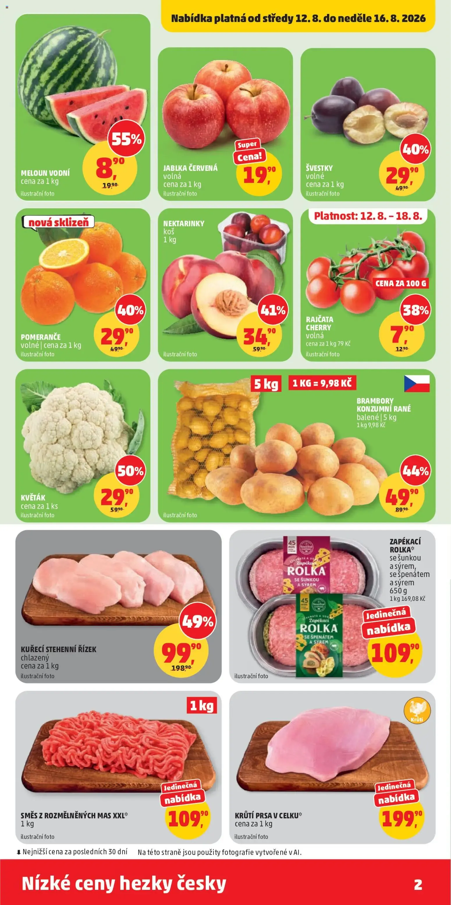 PENNY leták na příští týden (12.08.2026) - 12. srpna 18. srpna 2026 - Page 2