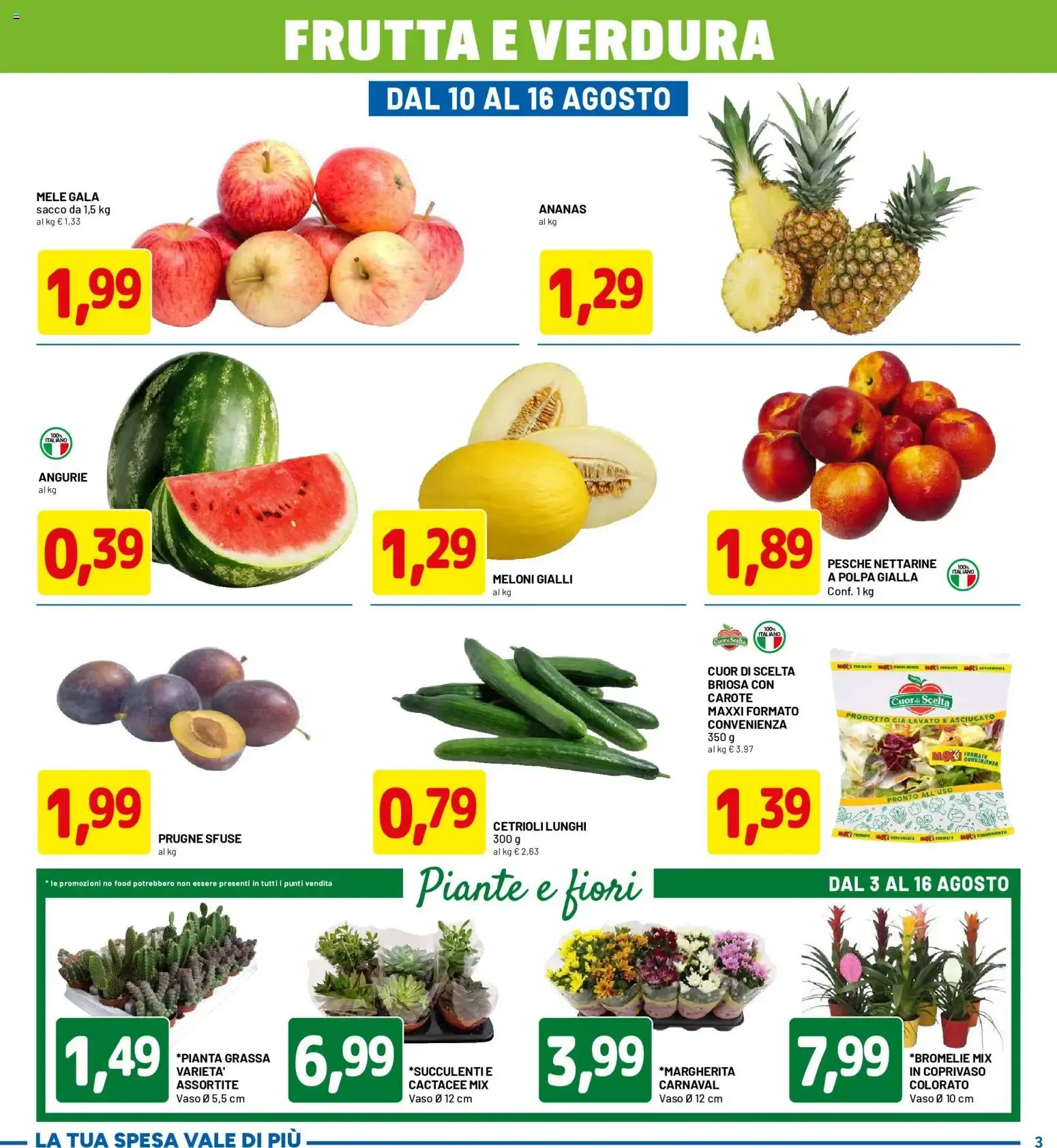 Nuovo D Più volantino dal 03/08/2026 > offerte anteprima 🛍️ da 3 agosto a 16 agosto di 2026 - Pagina del volantino 3