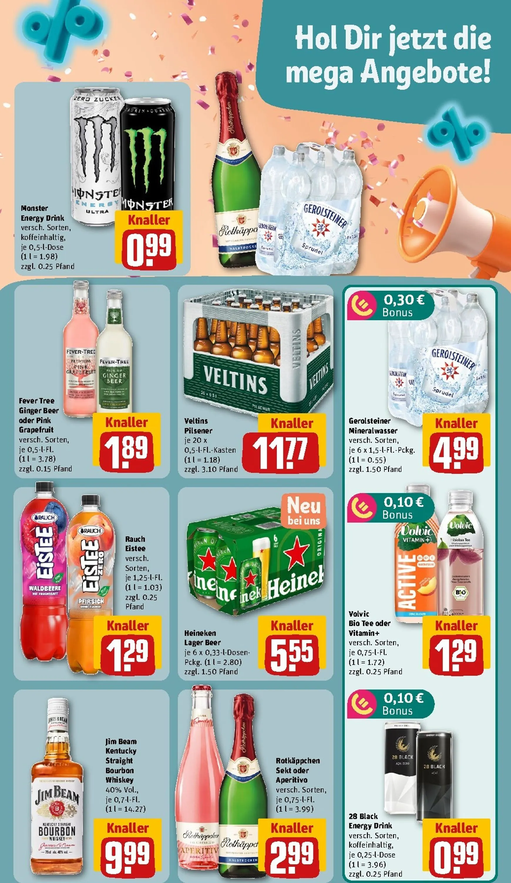 Die REWE Jubelwochen Mega Angebote, mega sparen! von 28. September bis 4. Oktober 2026 - Prospekt seite 7