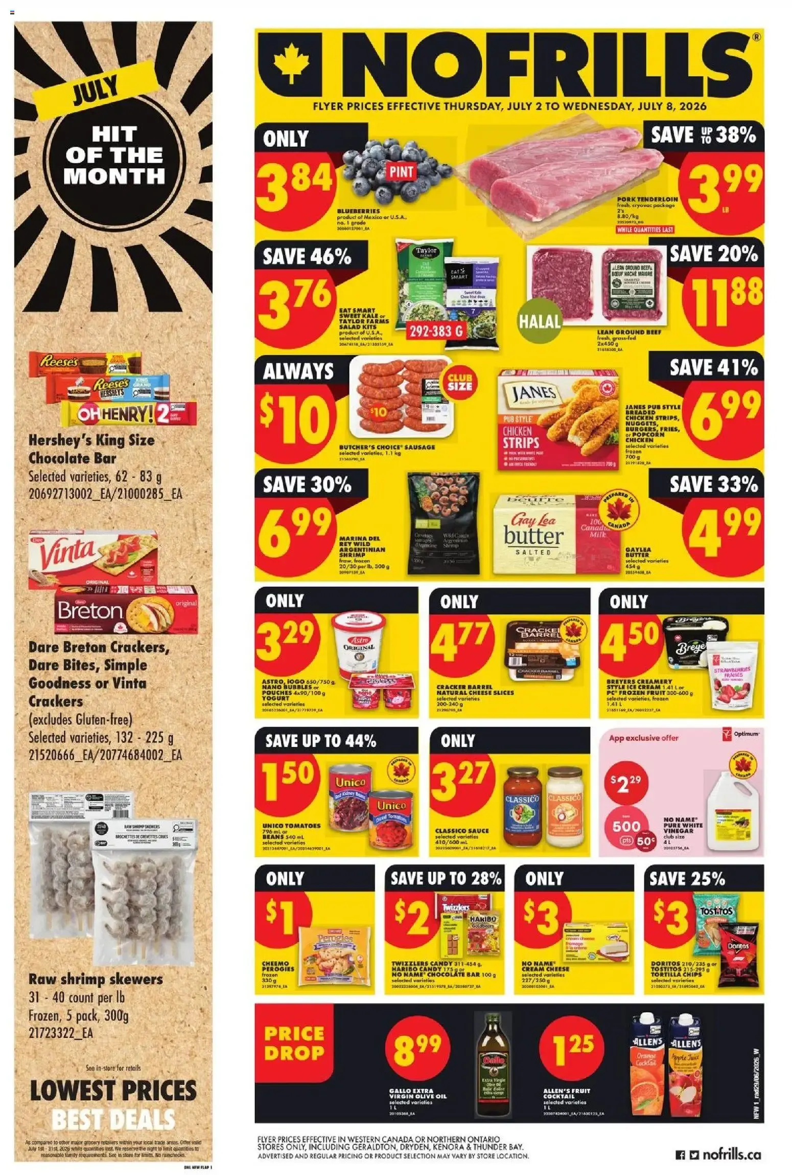 No Frills weekly flyer - AB from Jul 2, 2026 > weekly specials & deals from July 2 to July 8 2026 - flyer page 1