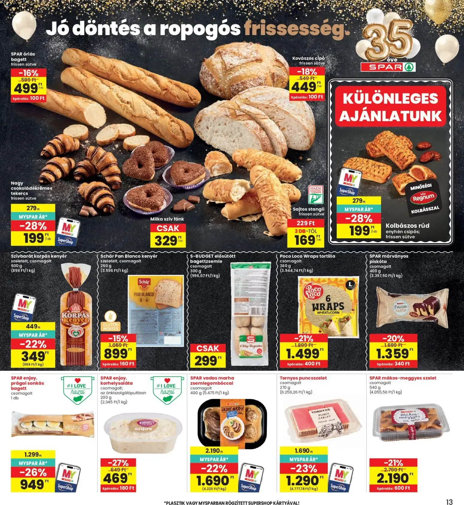 Katalógus Interspar akciós újság - 2026.10.08. -tól/töl > akció, lapozható szórólap 🛍️ október 8.-tól október 14.-ig 2026. - Oldal 13