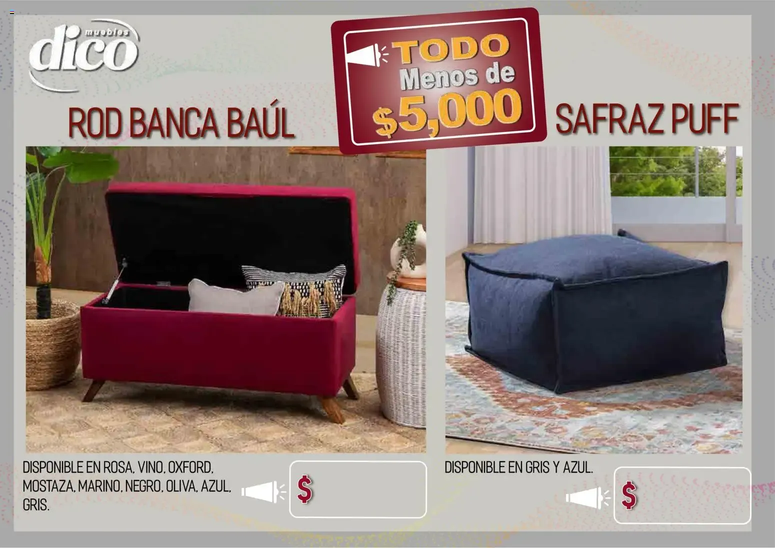 Catálogo de Muebles Dico - Todo Menos de $5,000 9 de abril al 31 de diciembre 2026 - Pagina 54