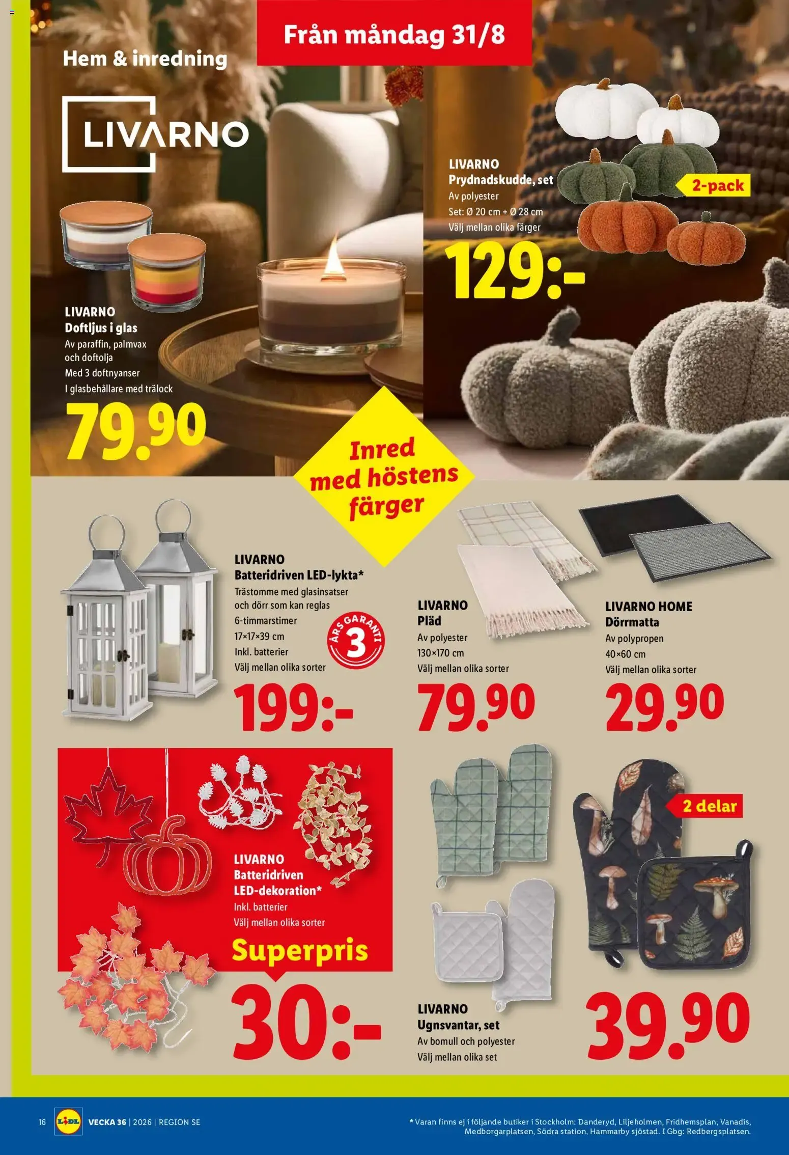 Lidl: Kvalitet till röda priser. Det lönar sig. från 31 augusti till 6 september 2026 - Reklamblad sidor 18
