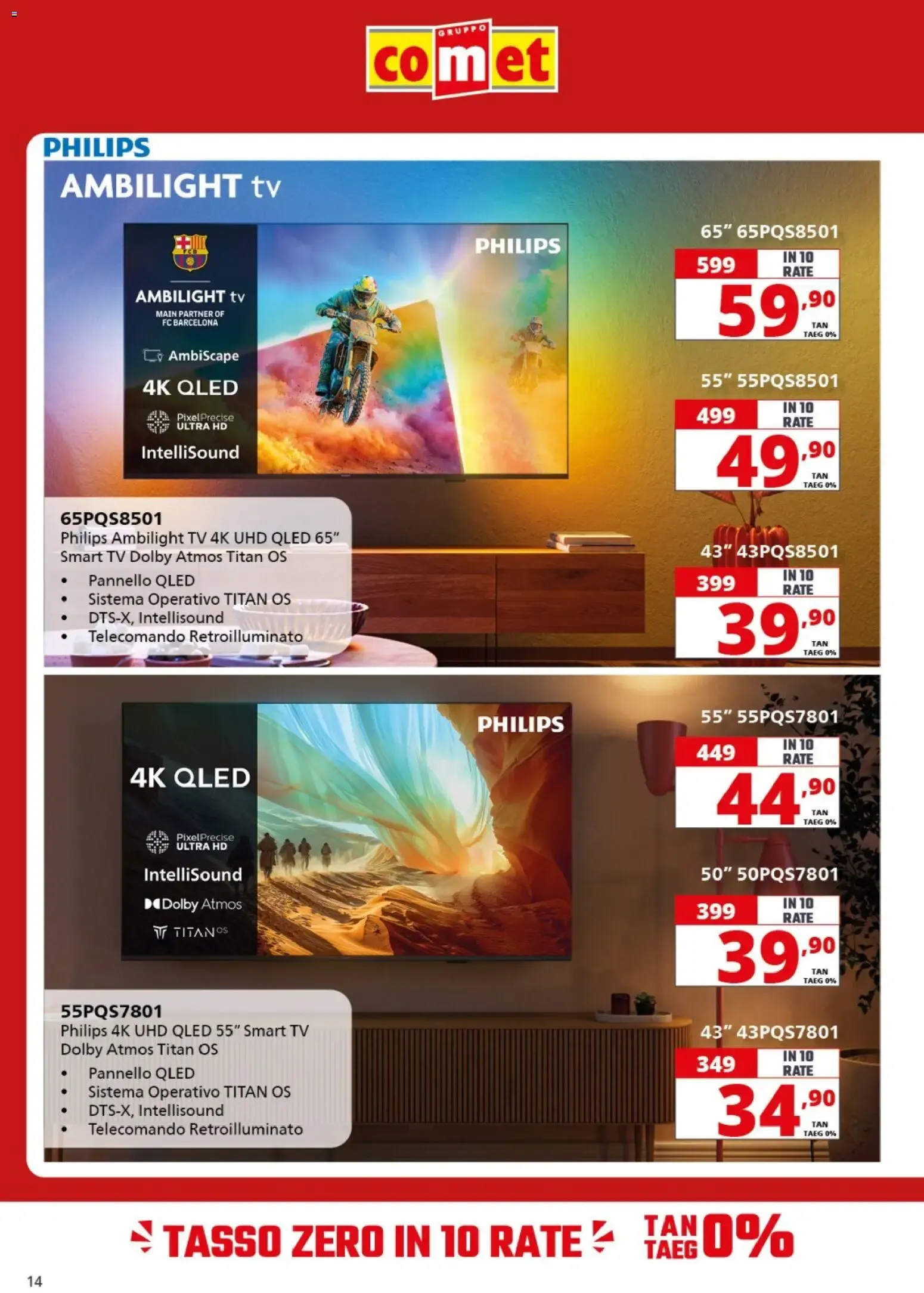 Nuovo Comet volantino Audio Video dal 09/10/2026 > offerte anteprima 🛍️ da 9 ottobre a 28 ottobre di 2026 - Pagina del volantino 14