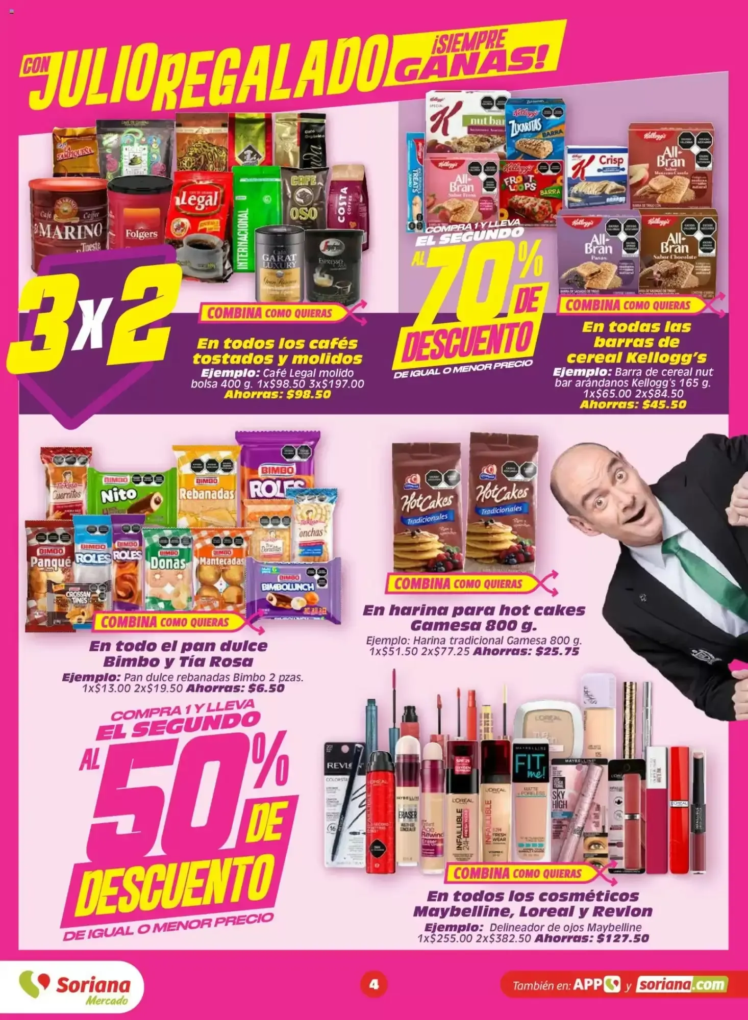 Catálogo de Folleto Soriana Mercado semana 29 17 de julio al 23 de julio 2026 - Pagina 4