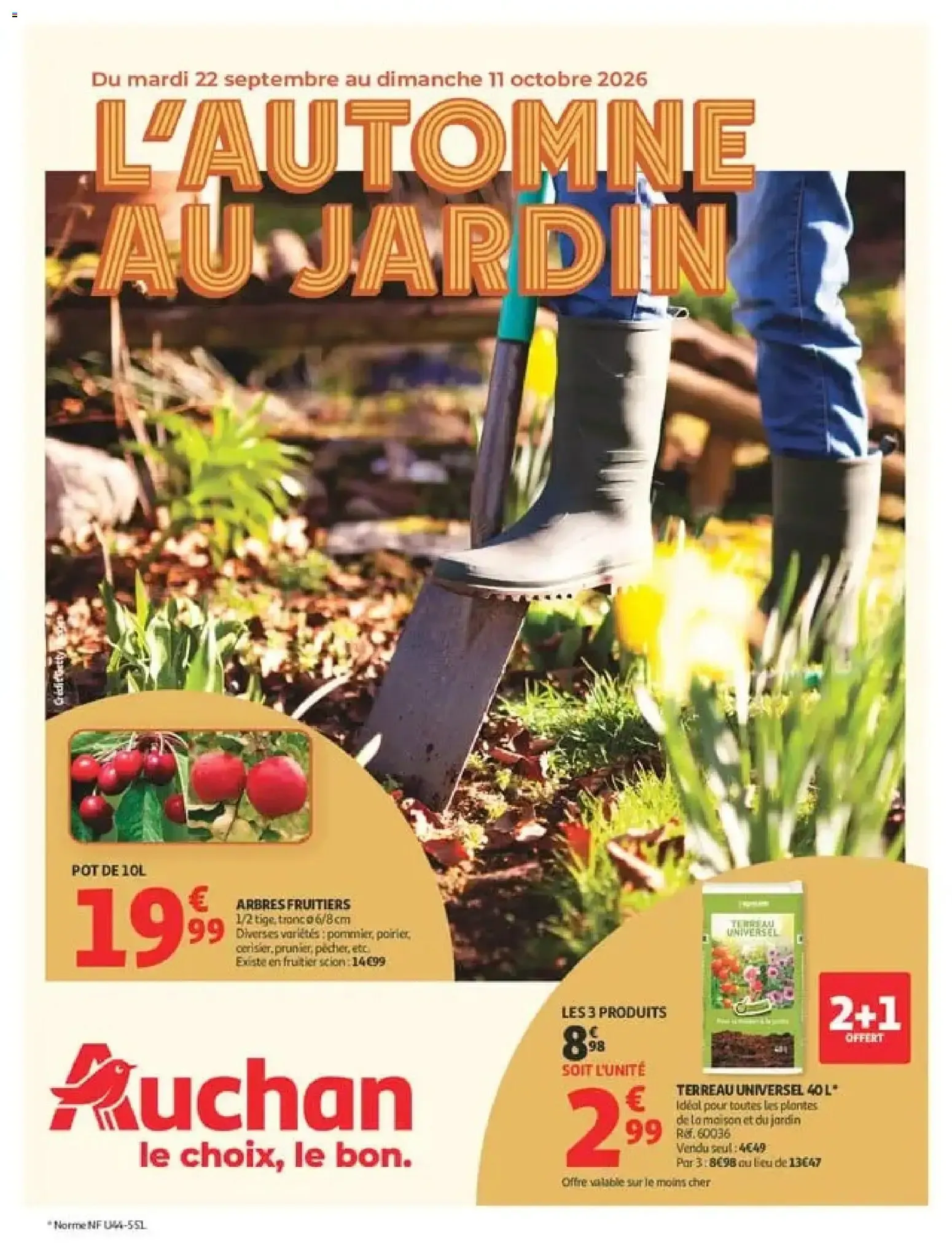L'AUTOMNE AU JARDIN du 22 septembre au 11 octobre 2026 - Catalogue page 1