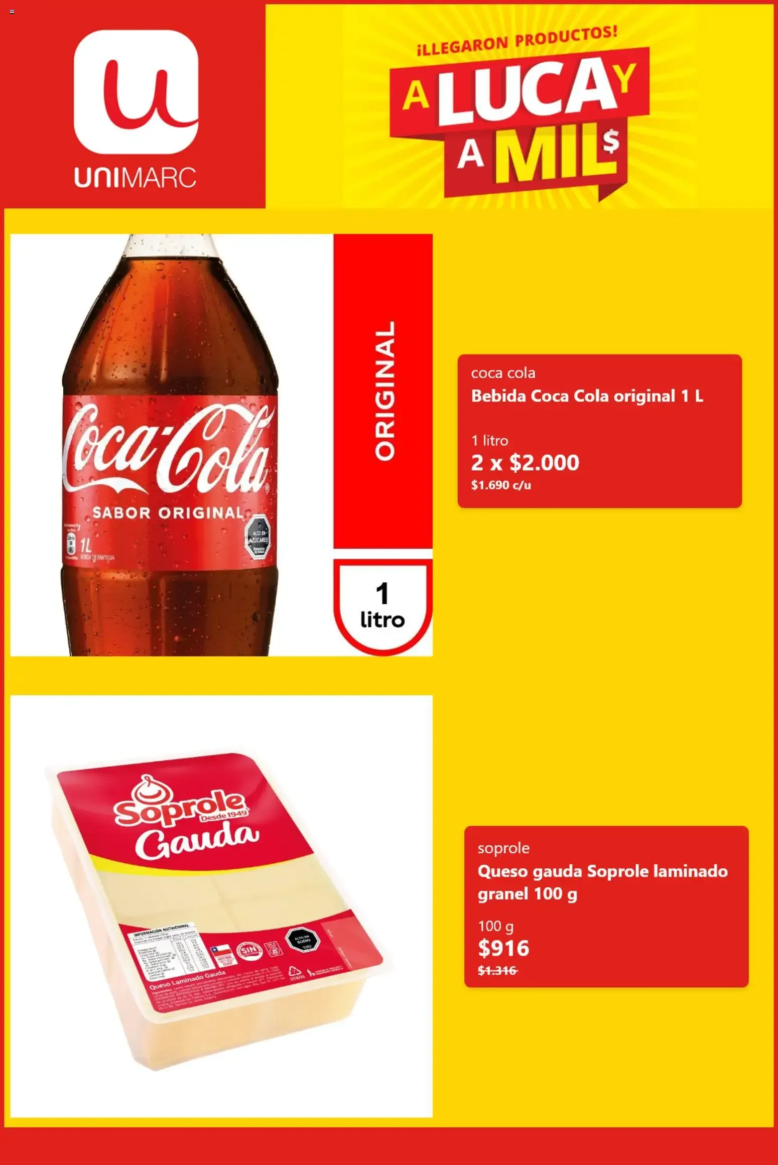 Catálogo de Unimarc Ofertas » revista válido desde 05.06.2026 5 de junio al 28 de junio 2026 - Página 3