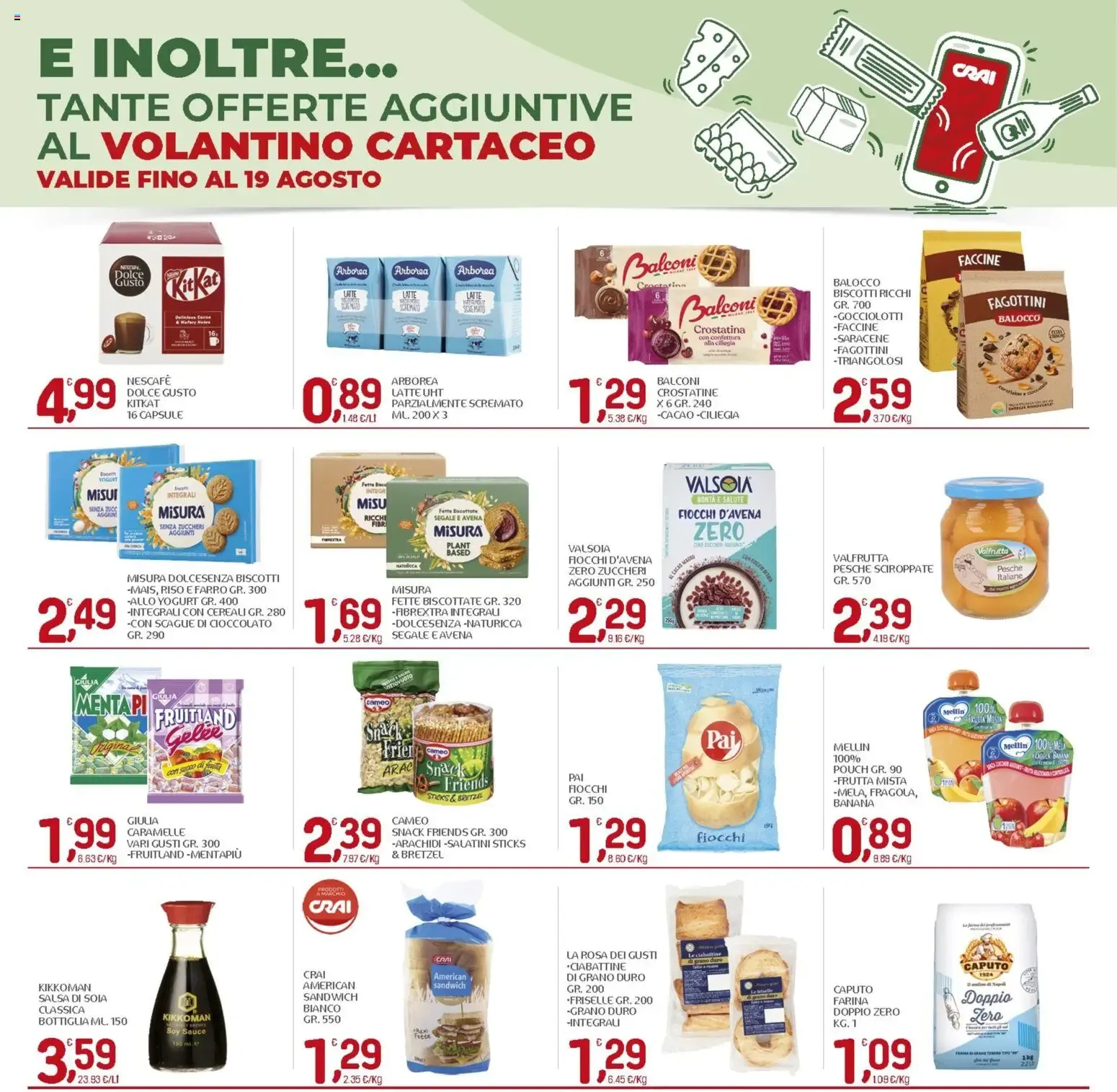 Nuovo CRAI volantino Offerte bollenti dal 06/08/2026 > offerte anteprima 🛍️ da 6 agosto a 16 agosto di 2026 - Pagina del volantino 14