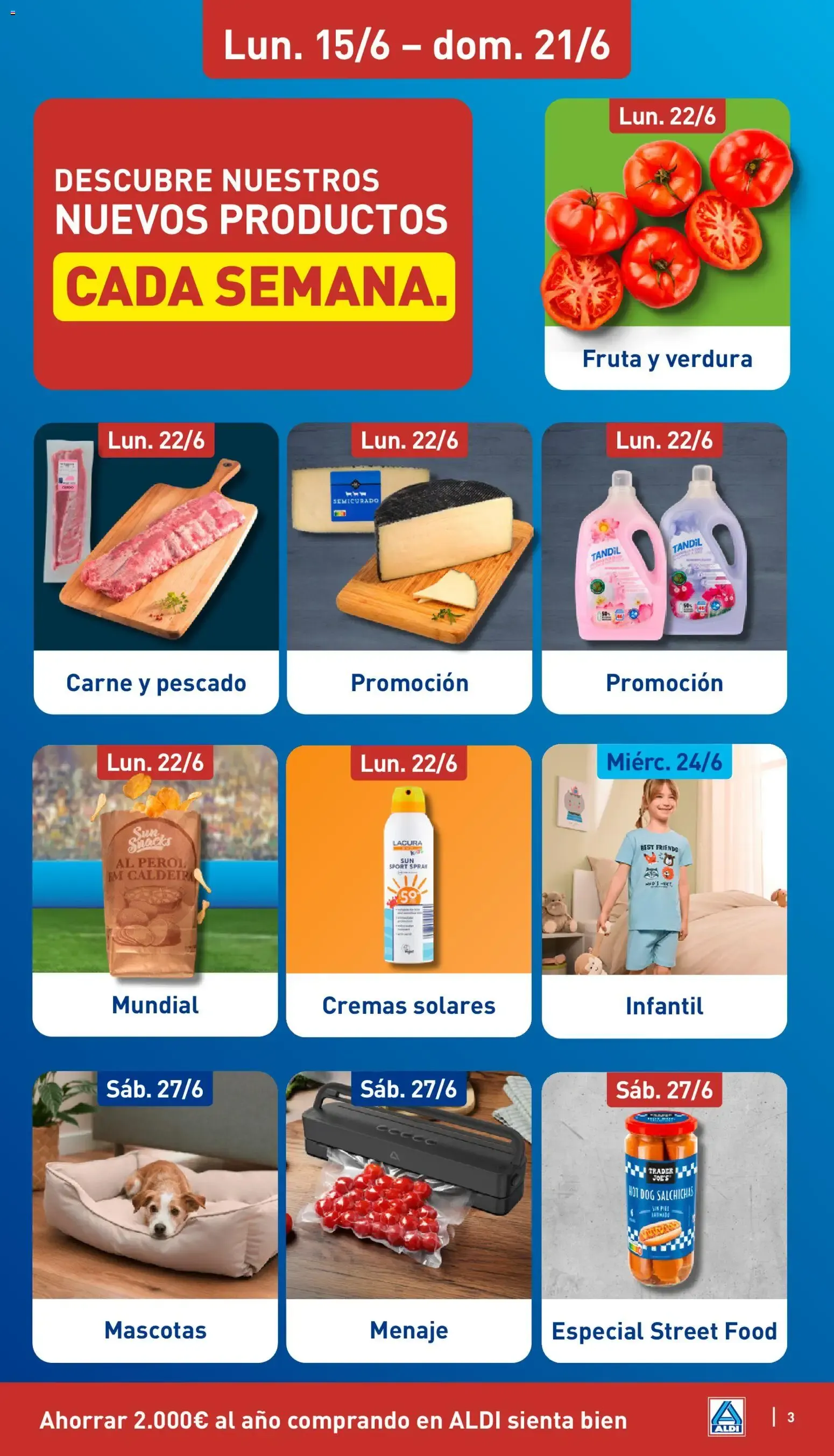 Catálogo de Aldi folleto Canarias del 22/06/2026 | Catálogo 22 de junio al 28 de junio 2026 - Página 3