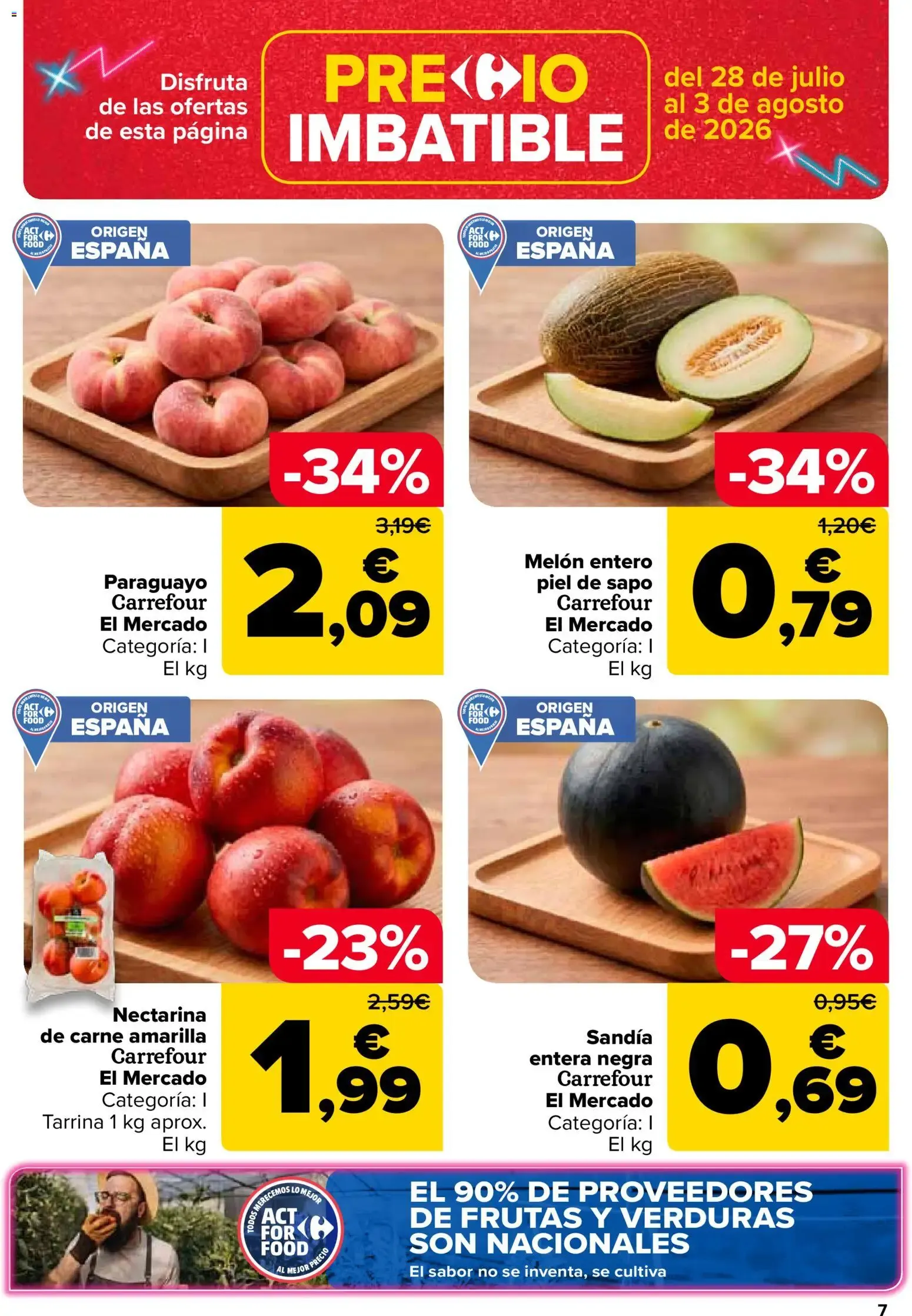 Catálogo de Carrefour: 2ª Unidad al -70% 28 de julio al 10 de agosto 2026 - Página 7