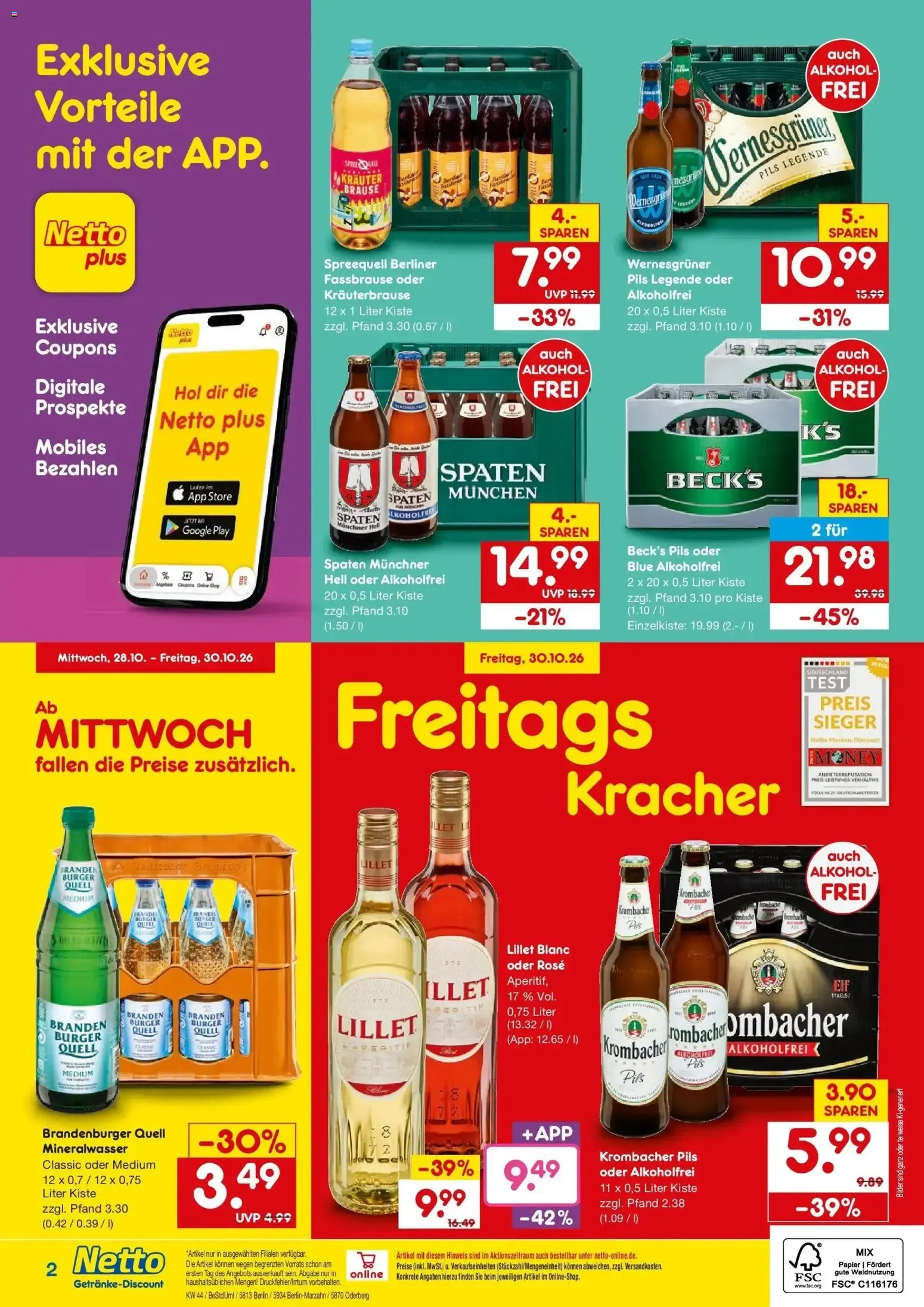 Netto Marken-Discount Prospekt Berlin-Marzahn (ab 26.10.2026) » Angebote von 26. Oktober bis 31. Oktober 2026 - Prospekt seite 2