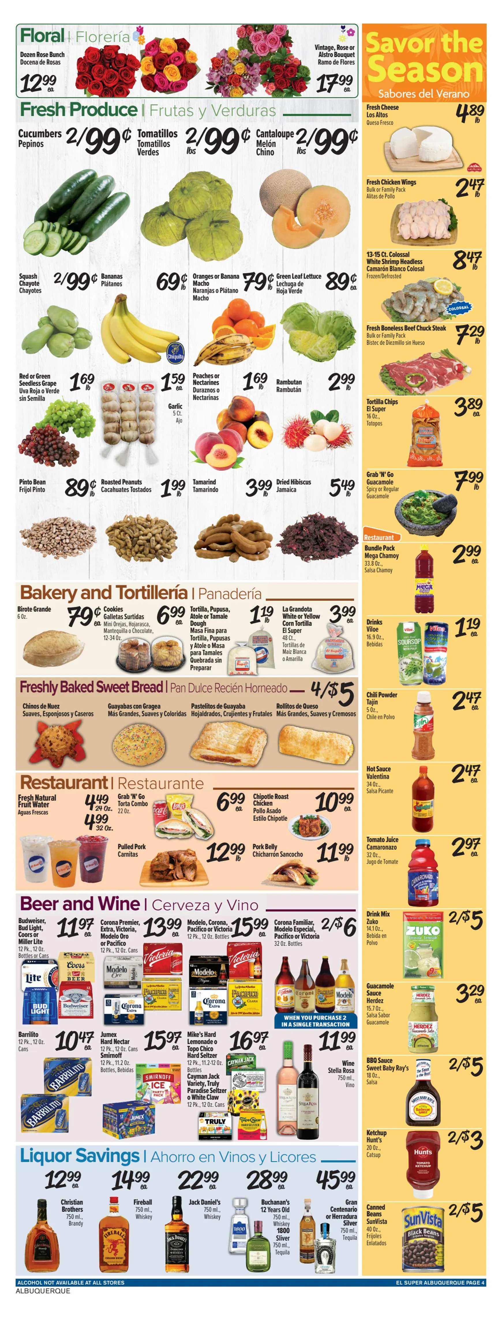 Weekly ad Current El Super leaflet valid from Wednesday 08/12/2026 to Tuesday 08/18/2026 from August 12 to August 18 2026 - Page 4