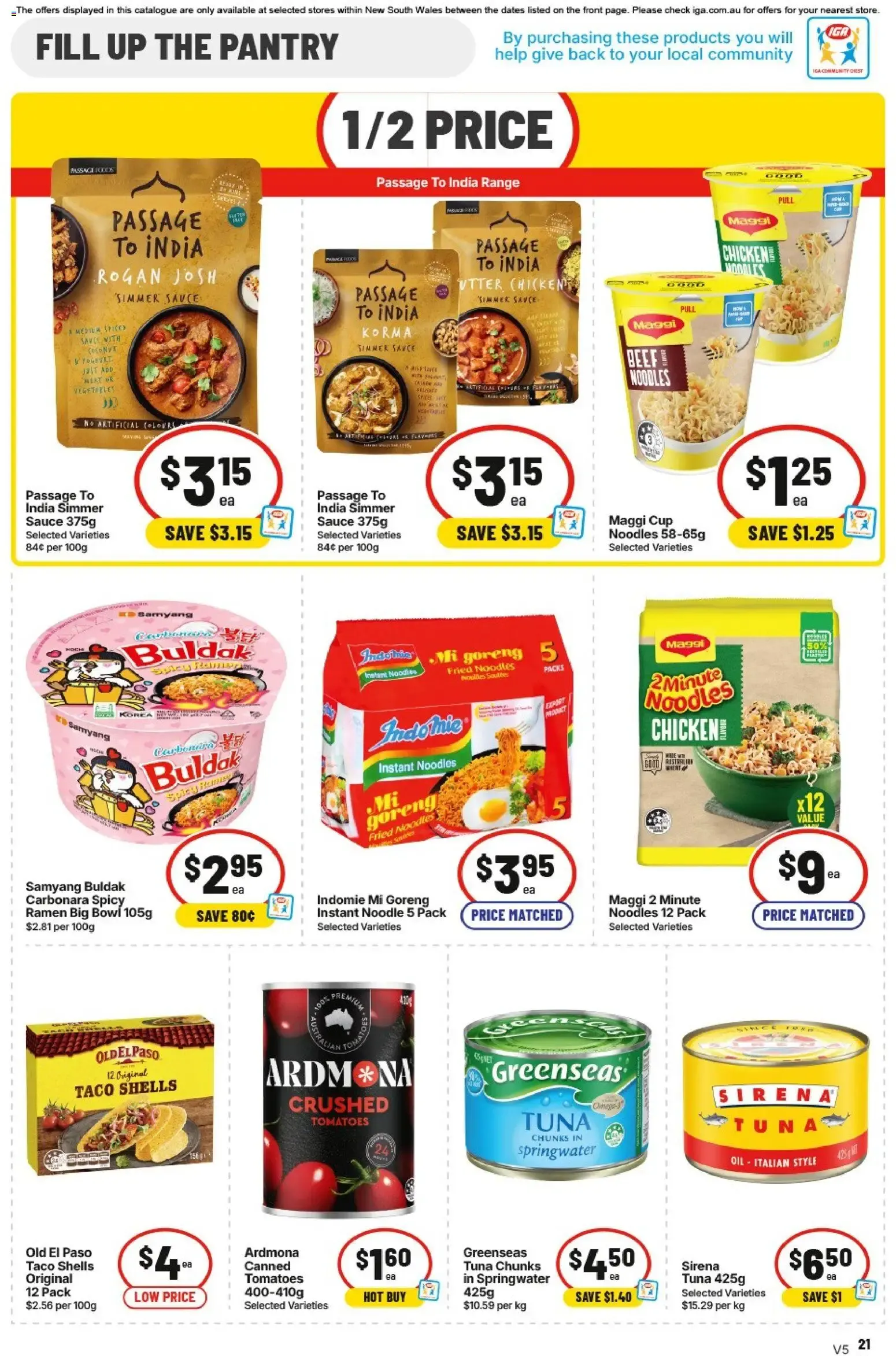 IGA catalogue valid from 12/08/2026 > Online Australia - Catalogue valid from 12 August to 18 August 2026 - page 21