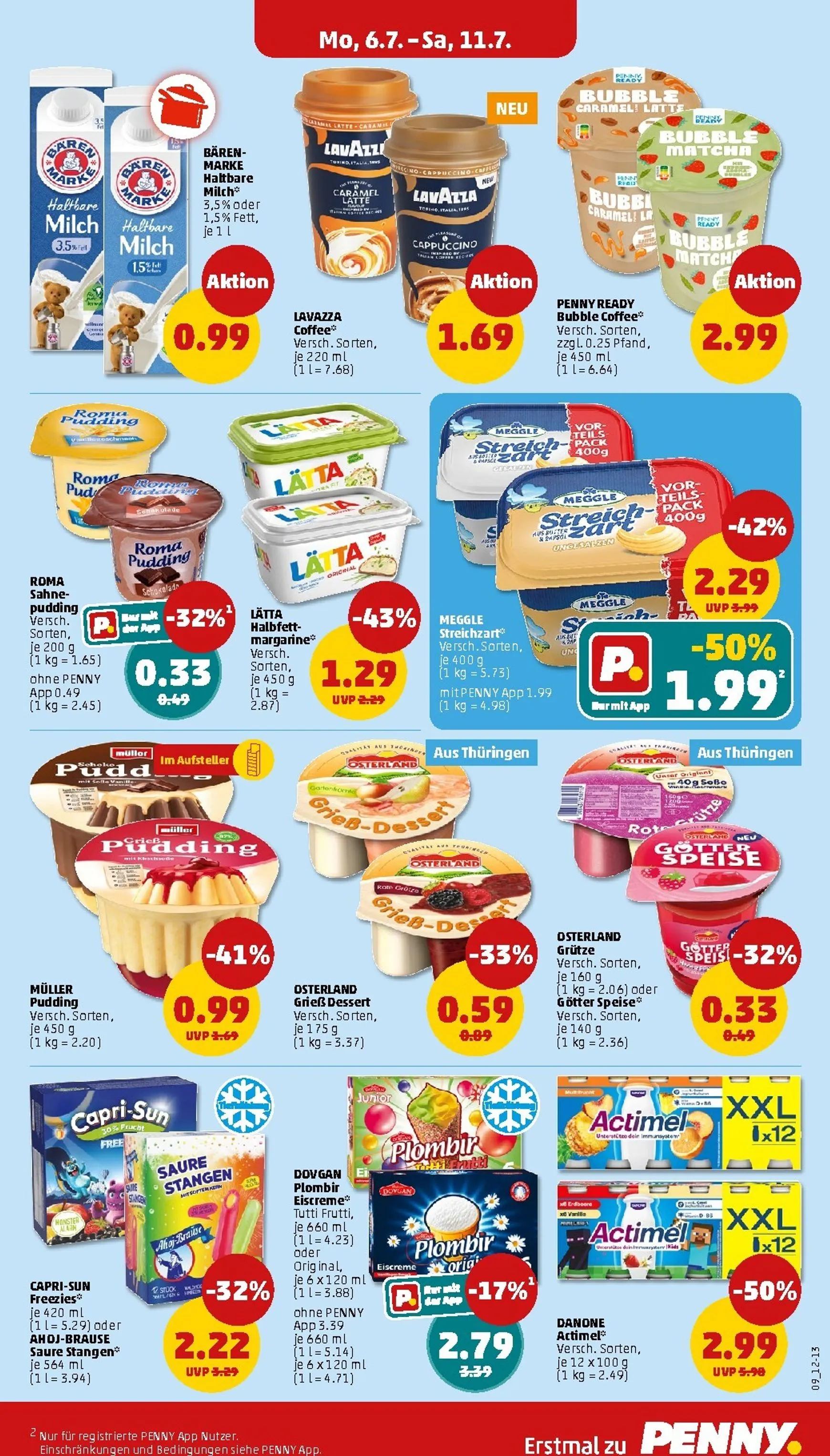 PENNY Prospekt nächste Woche – von Montag 06.07.2026 bis Samstag 11.07.2026 von 6. Juli bis 11. Juli 2026 - Prospekt seite 13