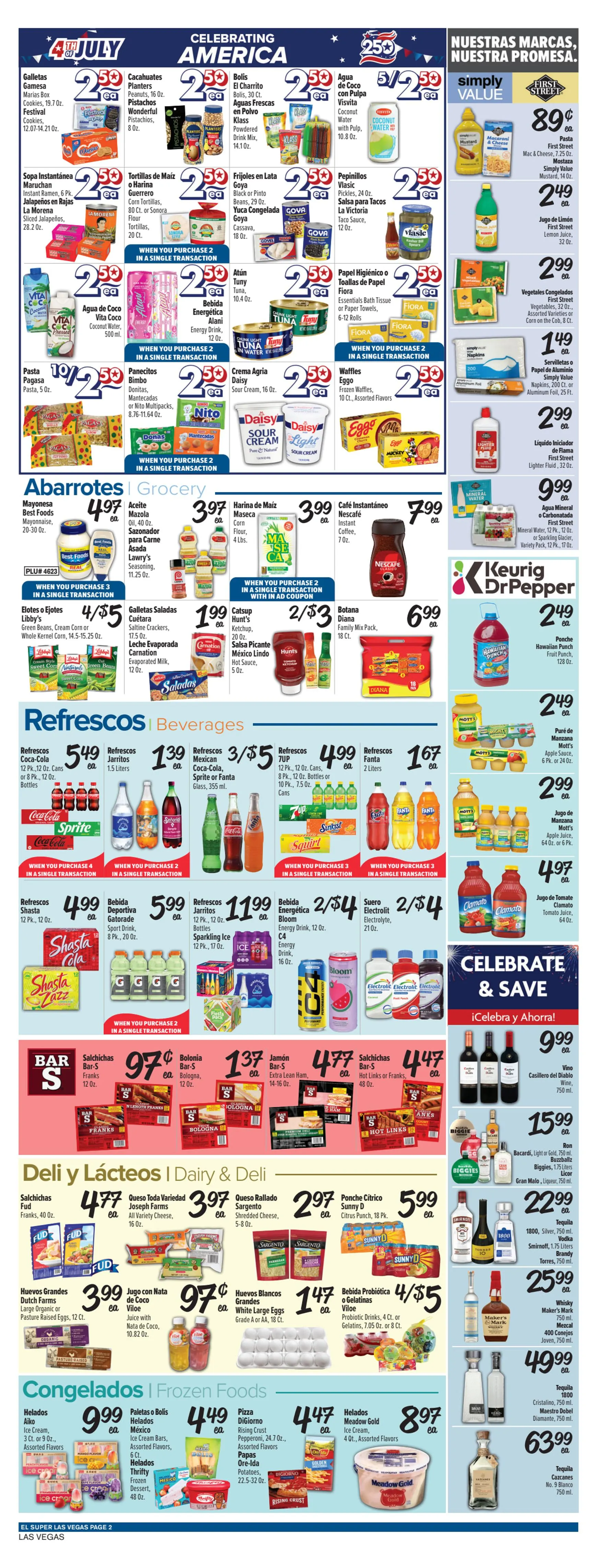 Weekly ad El Super - Ofertas 4 de Julio y Fin de Semana from July 1 to July 7 2026 - Page 2