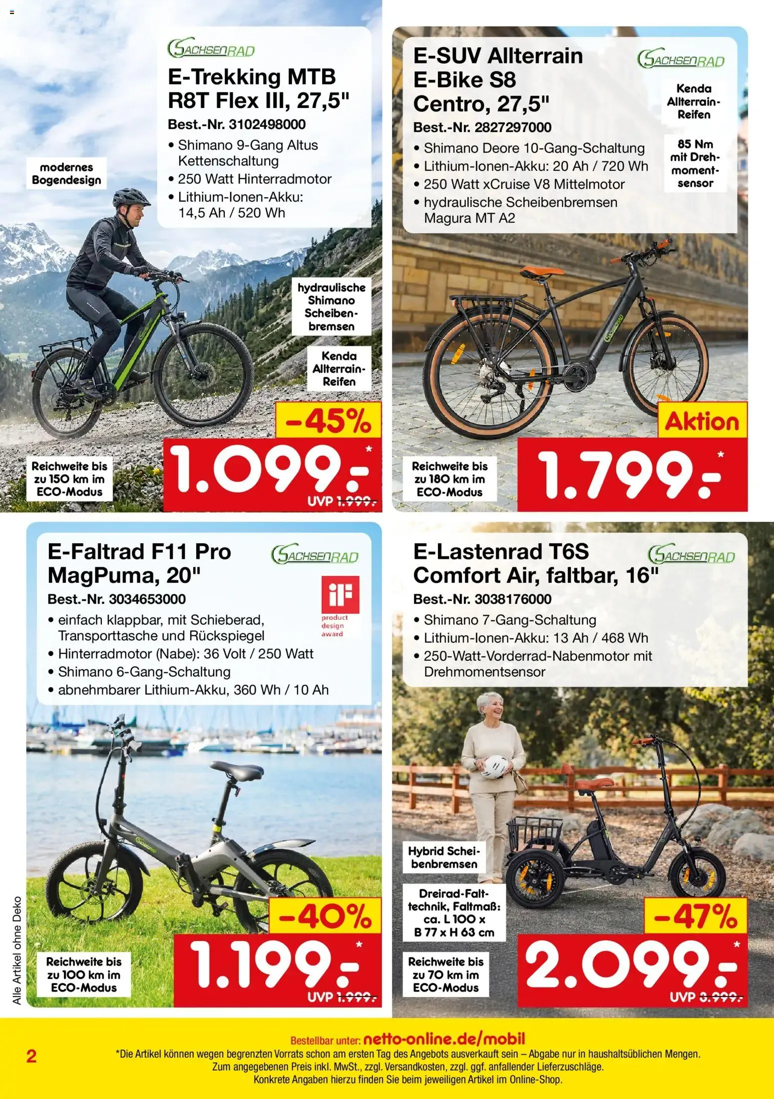 Netto Marken-Discount: E-SUV S5G Centro E-Bike von 1. August bis 31. August 2026 - Prospekt seite 2
