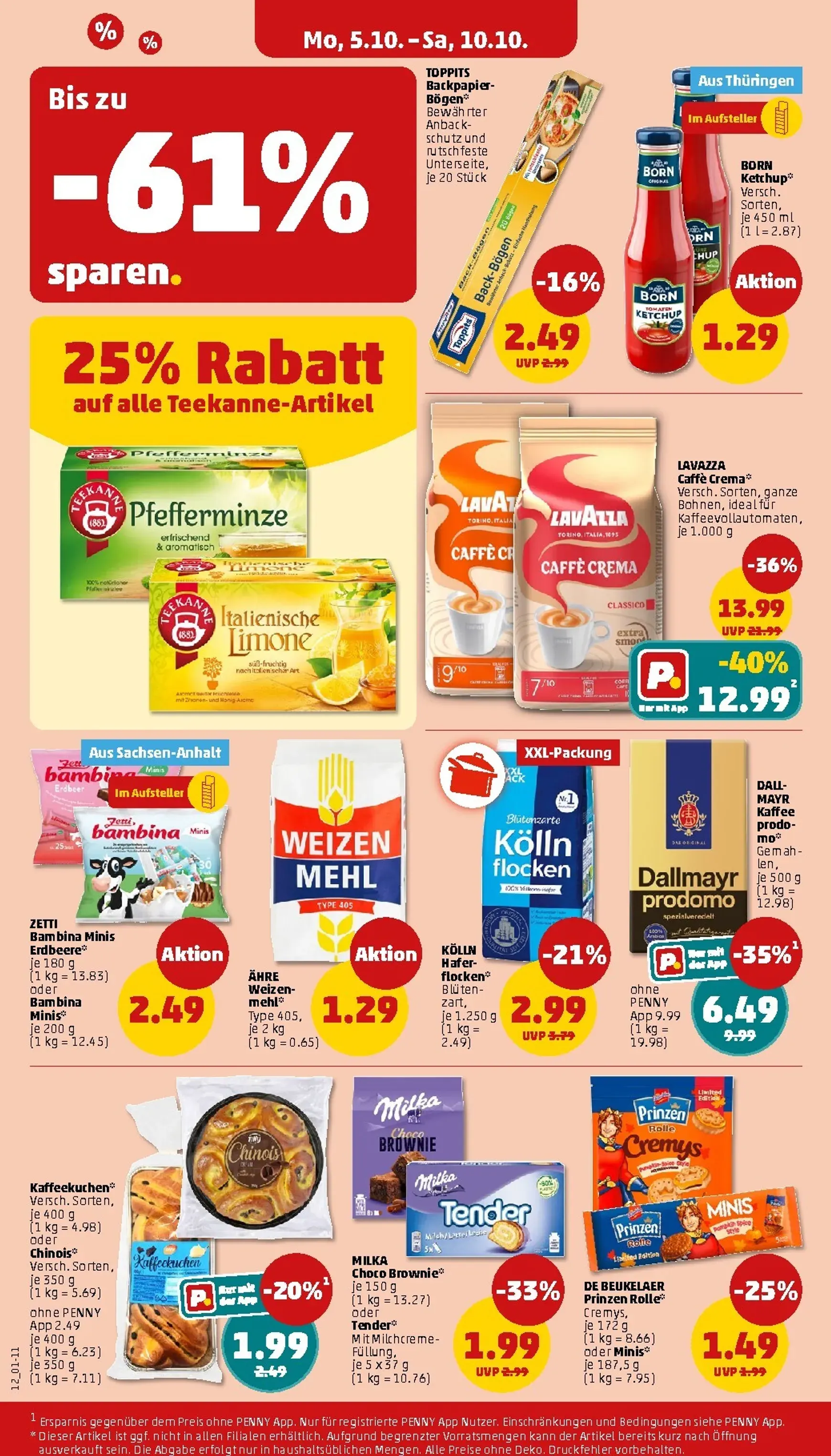 PENNY Prospekt nächste Woche – von Montag 05.10.2026 bis Samstag 10.10.2026 von 5. Oktober bis 10. Oktober 2026 - Prospekt seite 16