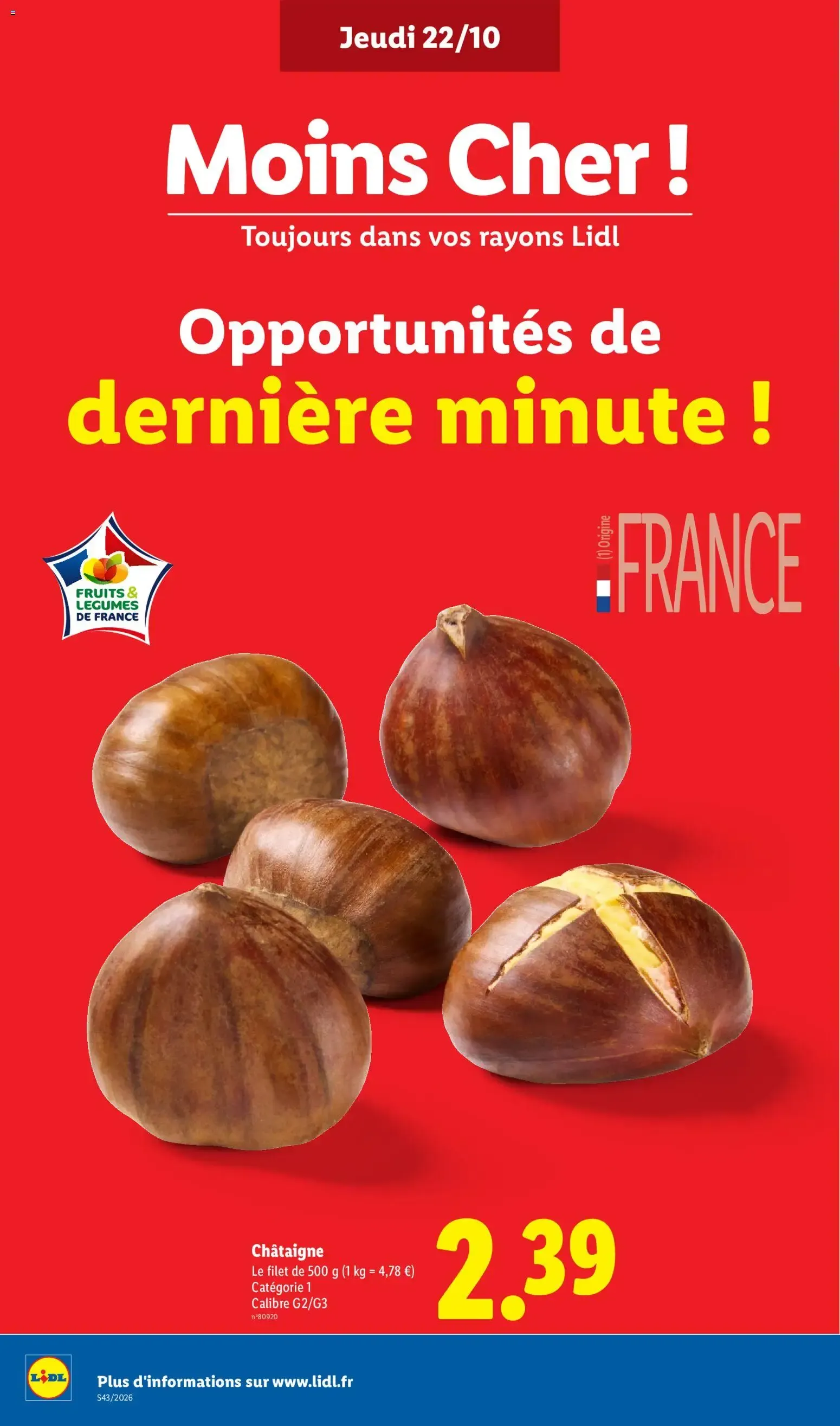 Lidl: Le Moins Toujours Plus du 22 octobre au 28 octobre 2026 - Catalogue page 4