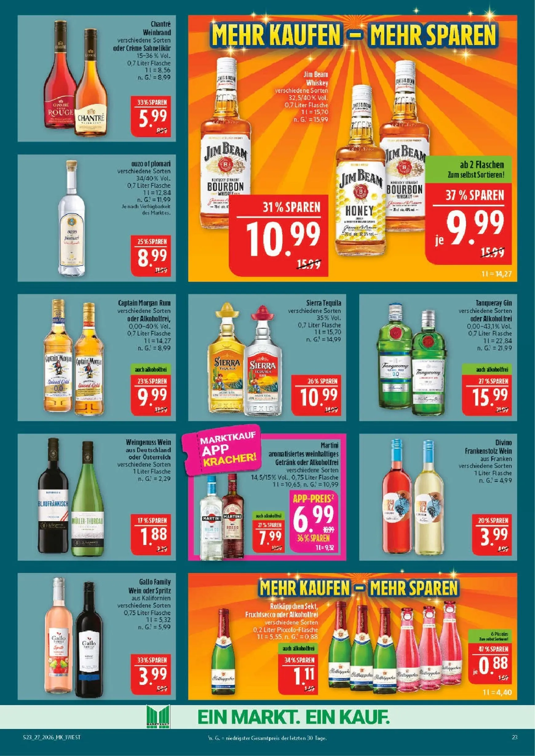 Marktkauf Prospekt nächste Woche – von Montag 29.06.2026 bis Samstag 04.07.2026 von 29. Juni bis 4. Juli 2026 - Prospekt seite 23