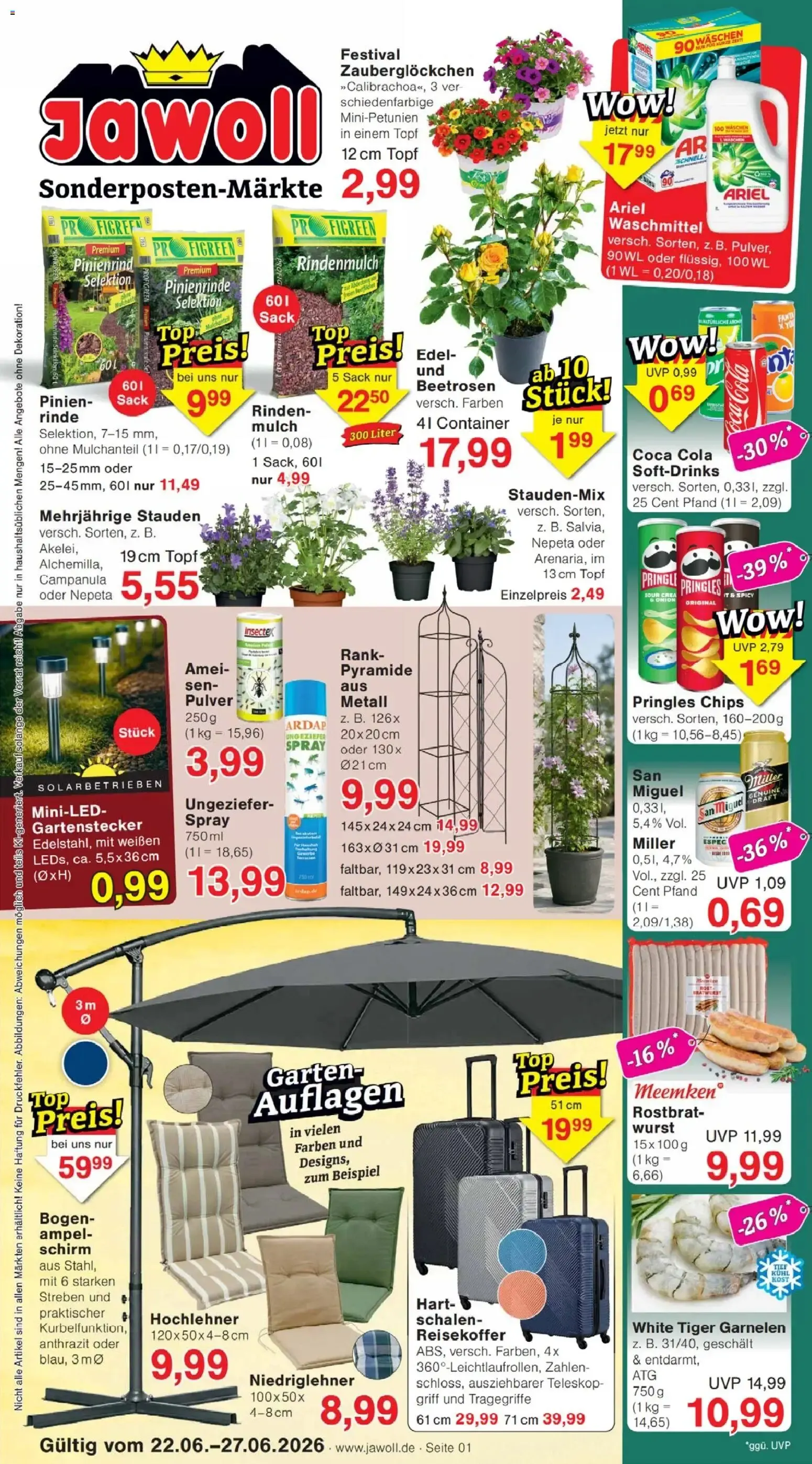 Neue Jawoll Prospekt (vom 22.06.2026 - 27.06.2026) von 22. Juni bis 27. Juni 2026 - Prospekt seite 1
