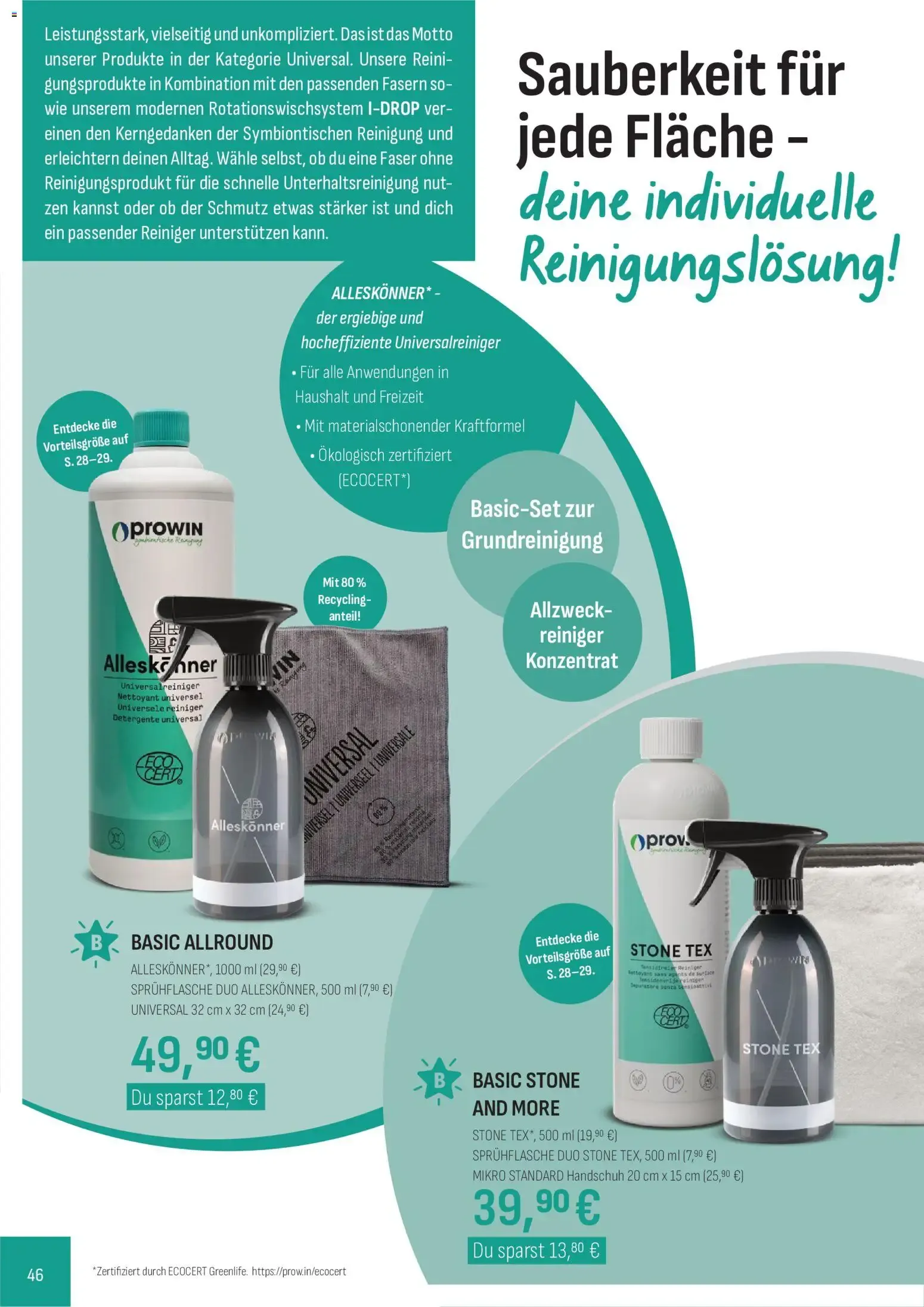 ProWIN SYMBIONTISCHE Reinigung - Edición #6/2026 von 1. Juli bis 31. Dezember 2026 - Prospekt seite 46
