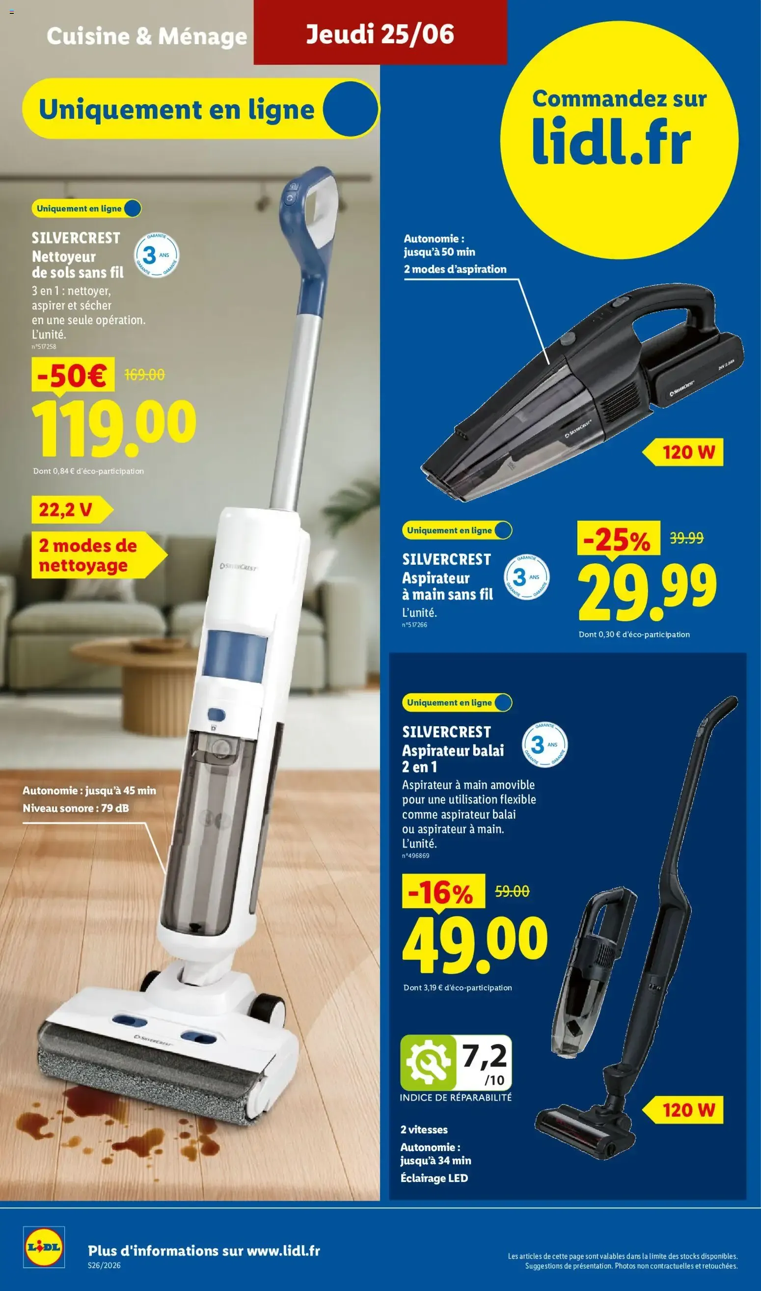 Catálogo LIDL: Ofertas Web Exclusivas del 22/06 al 25/06 du 22 juin au 25 juin 2026 - Catalogue page 18