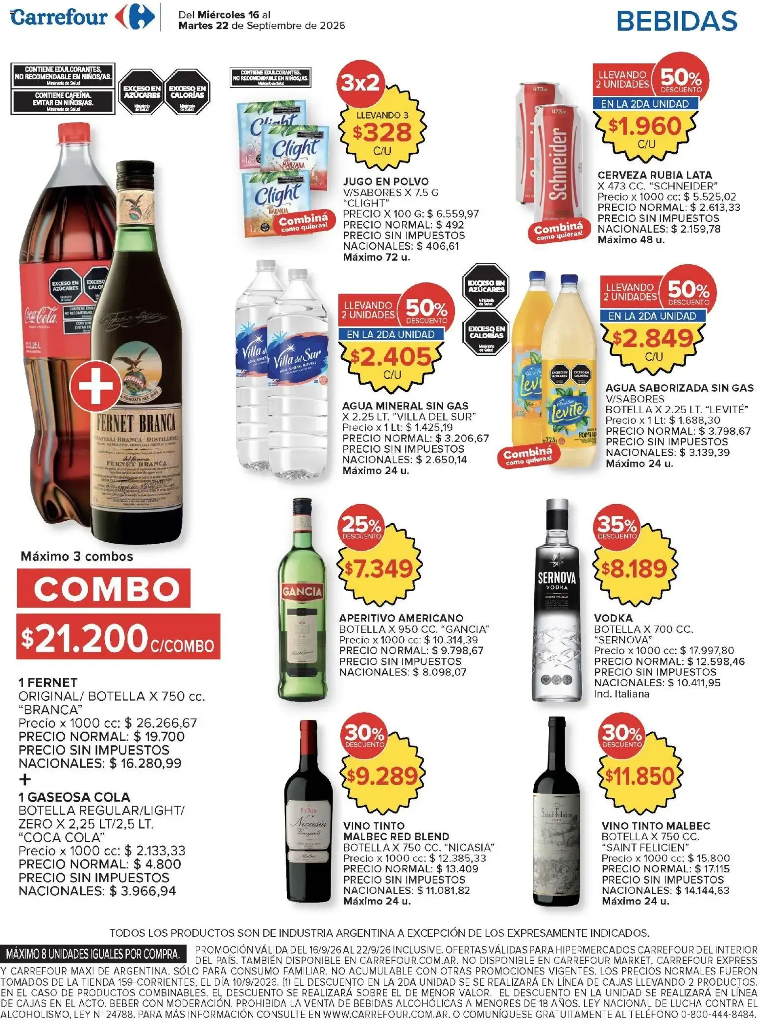 Ofertas de Carrefour Ofertas || del 16/09/2026 - 22/09/2026 || Promociones 16 de septiembre al 22 de septiembre 2026 - Página 12 del catálogo