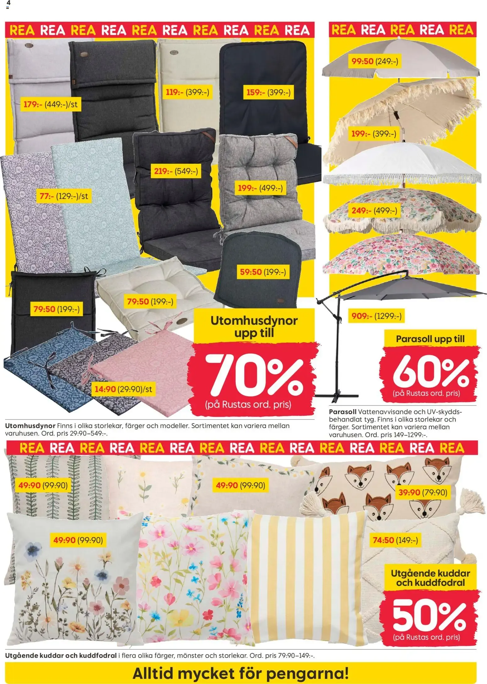 Rusta erbjudanden från 13/07/2026 - 19/07/2026 > Reklamblad nuvarande rabatter från 13 juli till 19 juli 2026 - Reklamblad sidor 4