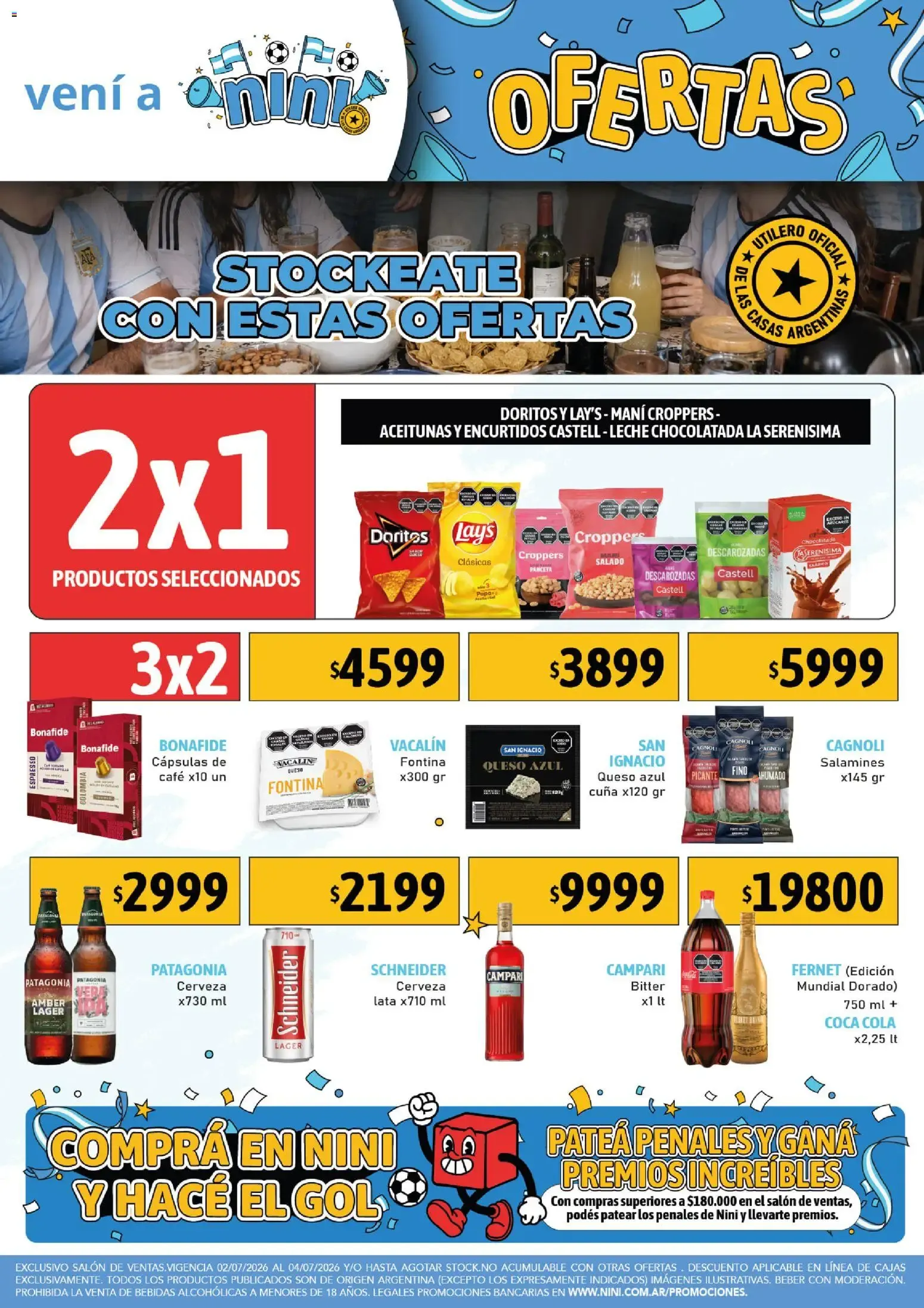 Ofertas de NINI Mayorista ofertas del 02/07/2026 - 04/07/2026 2 de julio al 4 de julio 2026 - Página 1 del catálogo