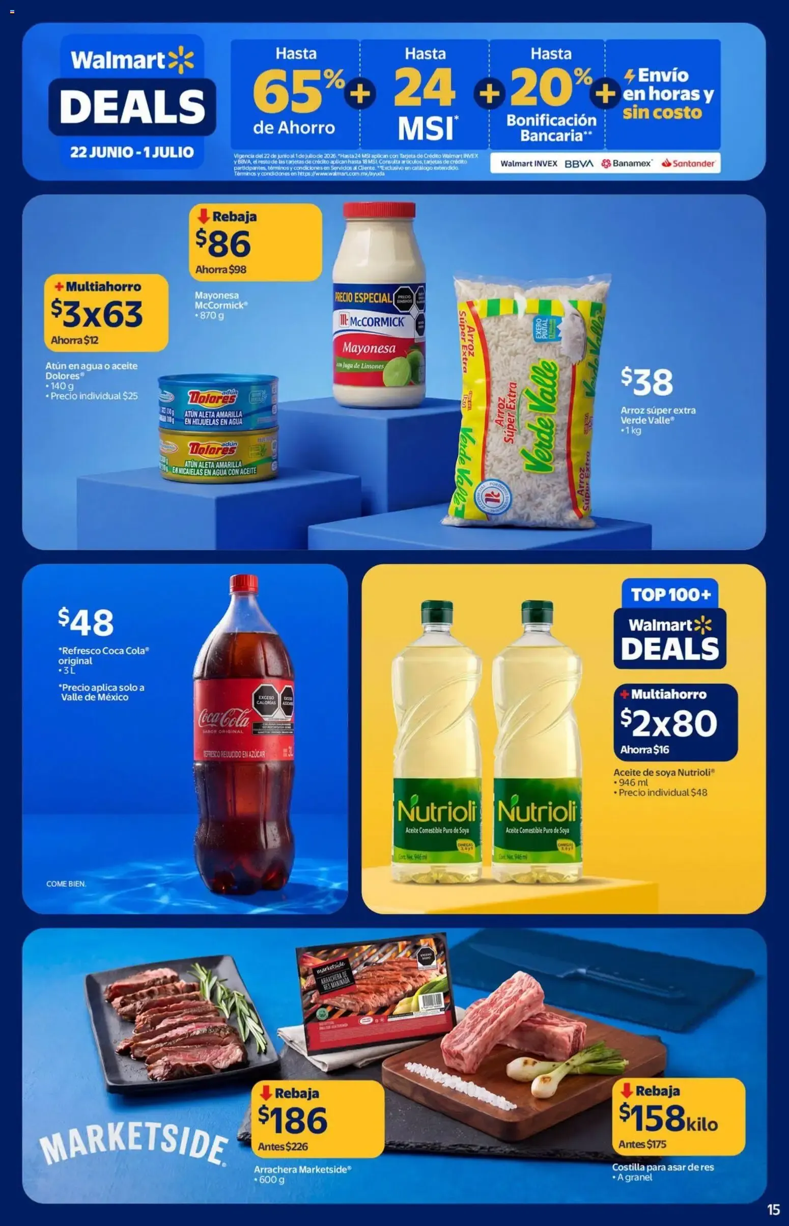 Catálogo de Walmart folleto Deals (22/06/2026 - 01/07/2026) - catálogo en línea 22 de junio al 1 de julio 2026 - Pagina 15