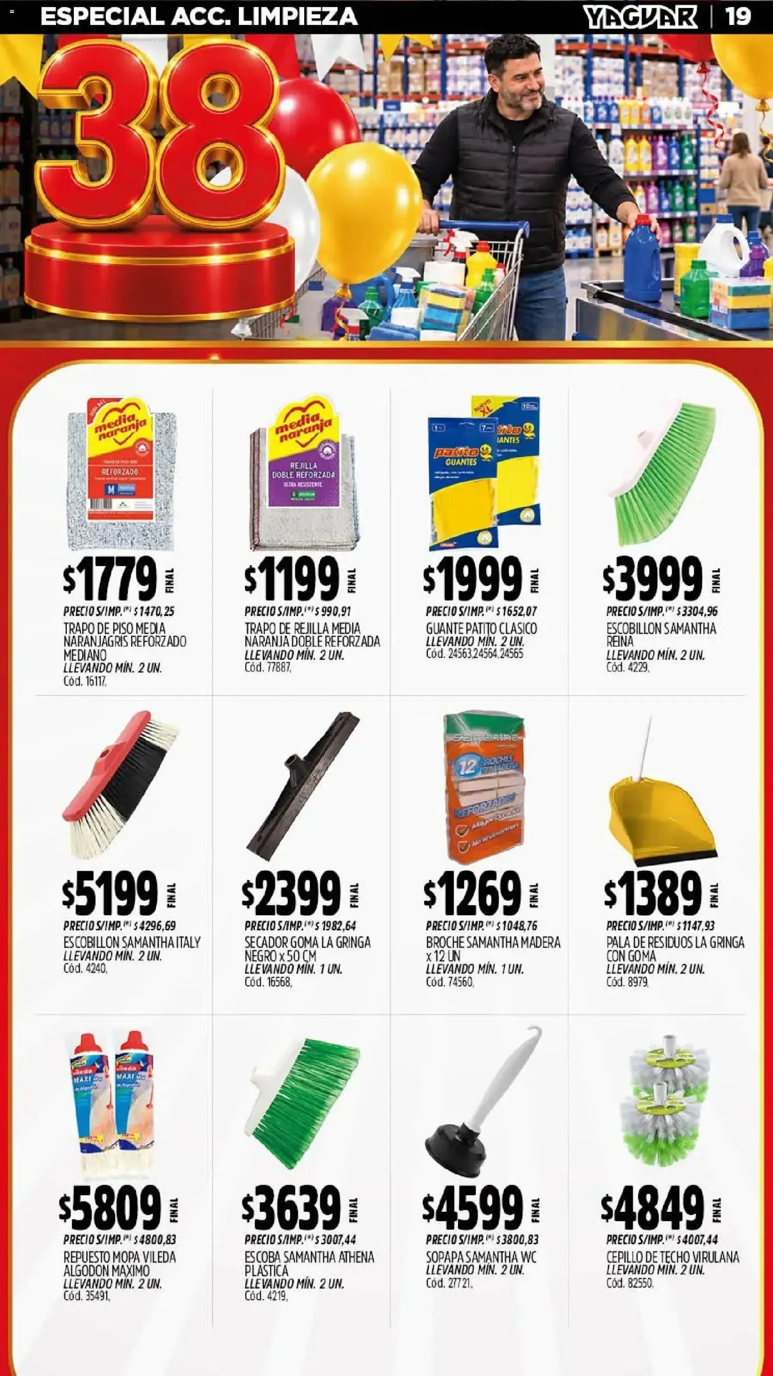 Ofertas de Mayorista Yaguar - El Cumple del Año 38 5 de octubre al 11 de octubre 2026 - Página 17 del catálogo