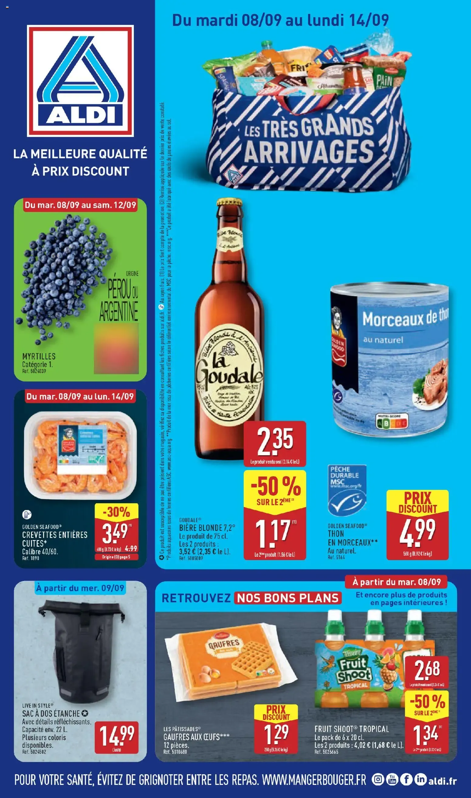 Aldi - Les très grands arrivages du 8 septembre au 14 septembre 2026 - Catalogue page 1