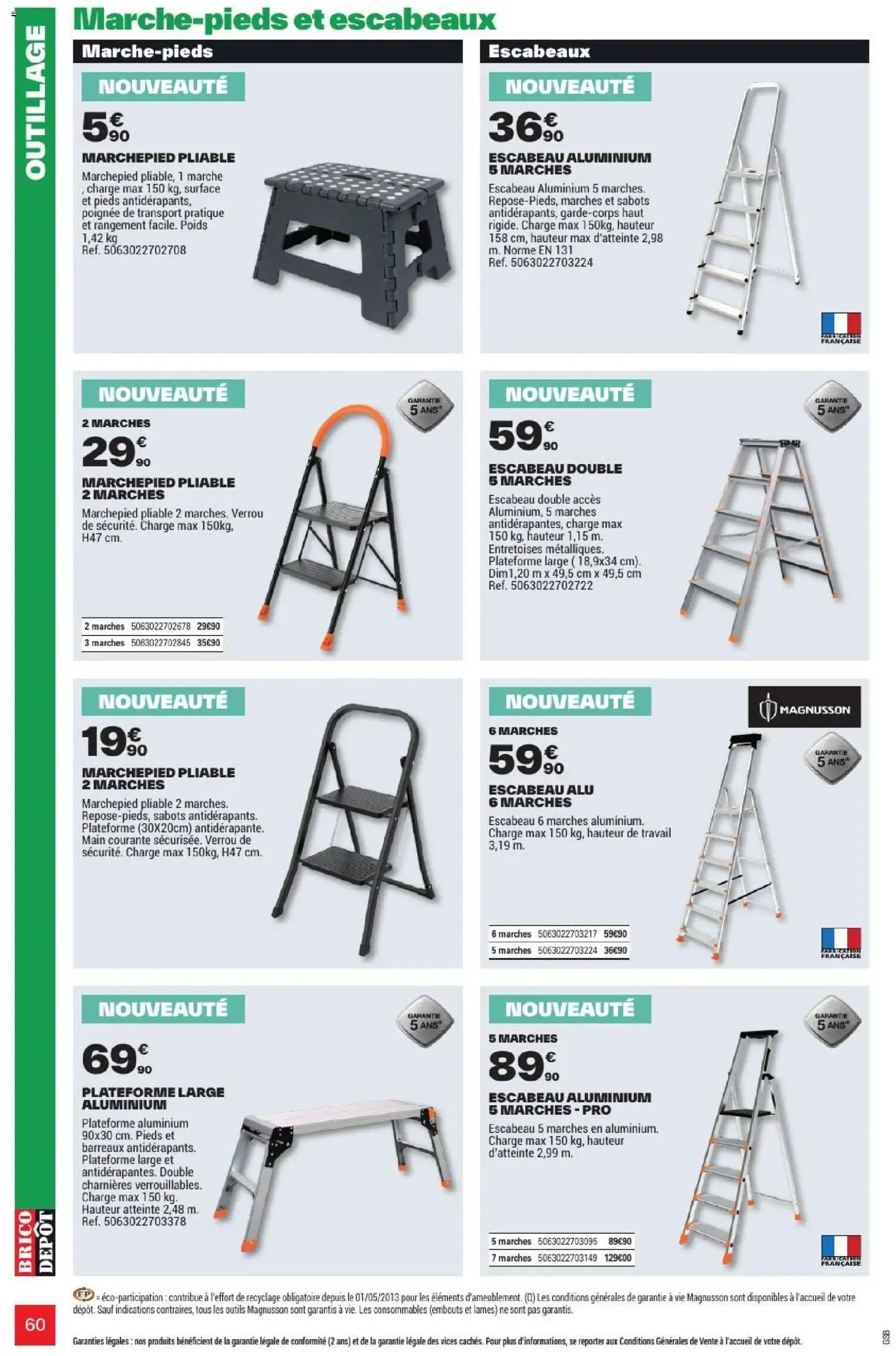L'OFFICIEL DU BRICOLAGE - Automne du 17 septembre au 1 octobre 2026 - Catalogue page 60