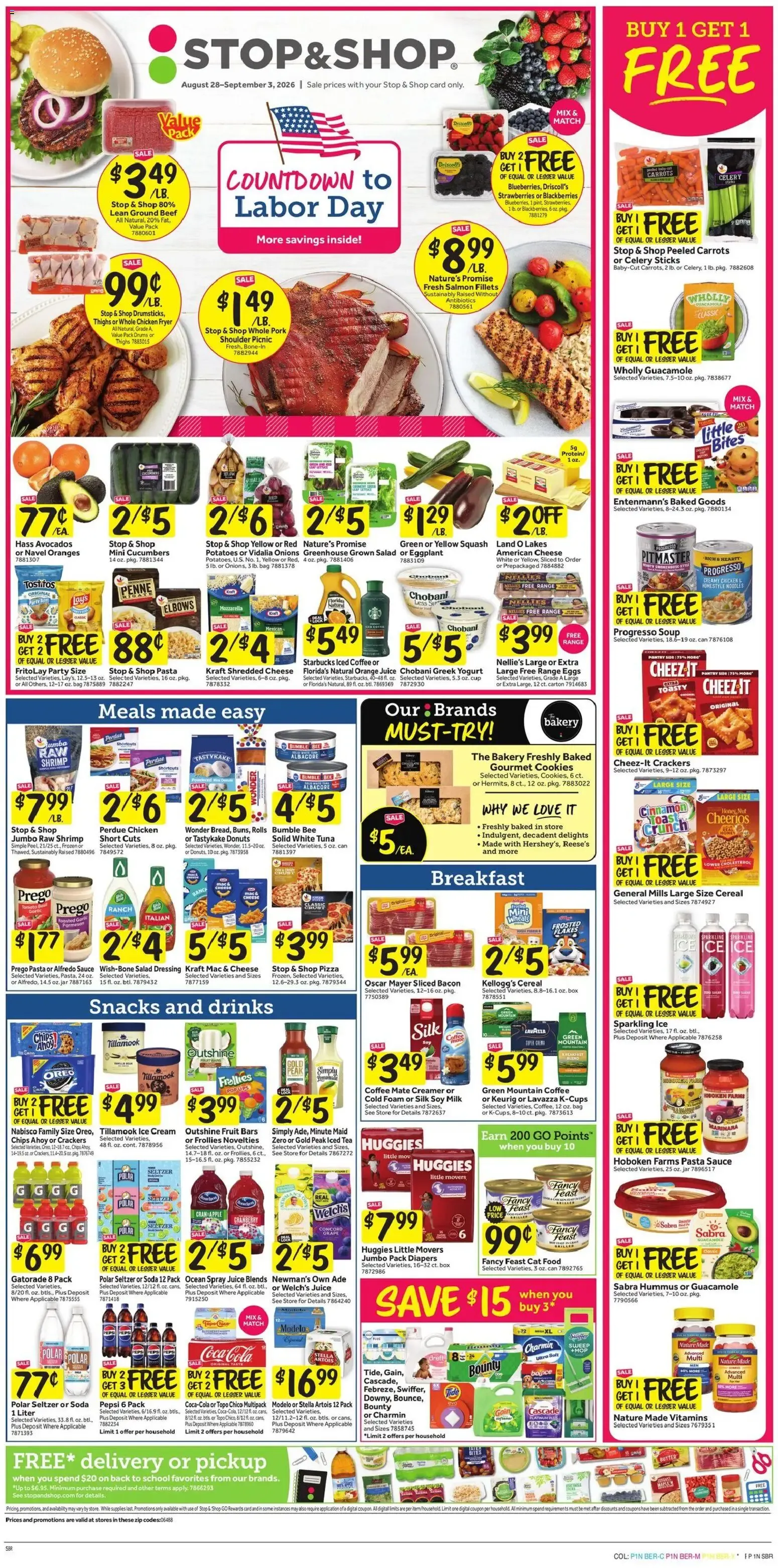 Weekly ad Stop & Shop Weekly Ad (08/28 - 09/03 2026) - Flyer from August 28 to September 3 2026 - Page 1