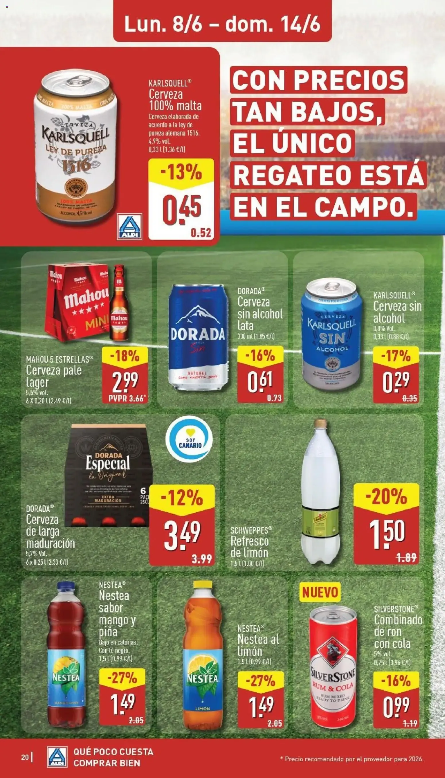 Catálogo de Aldi folleto de ofertas El Veranazo 8 de junio al 14 de junio 2026 - Página 20