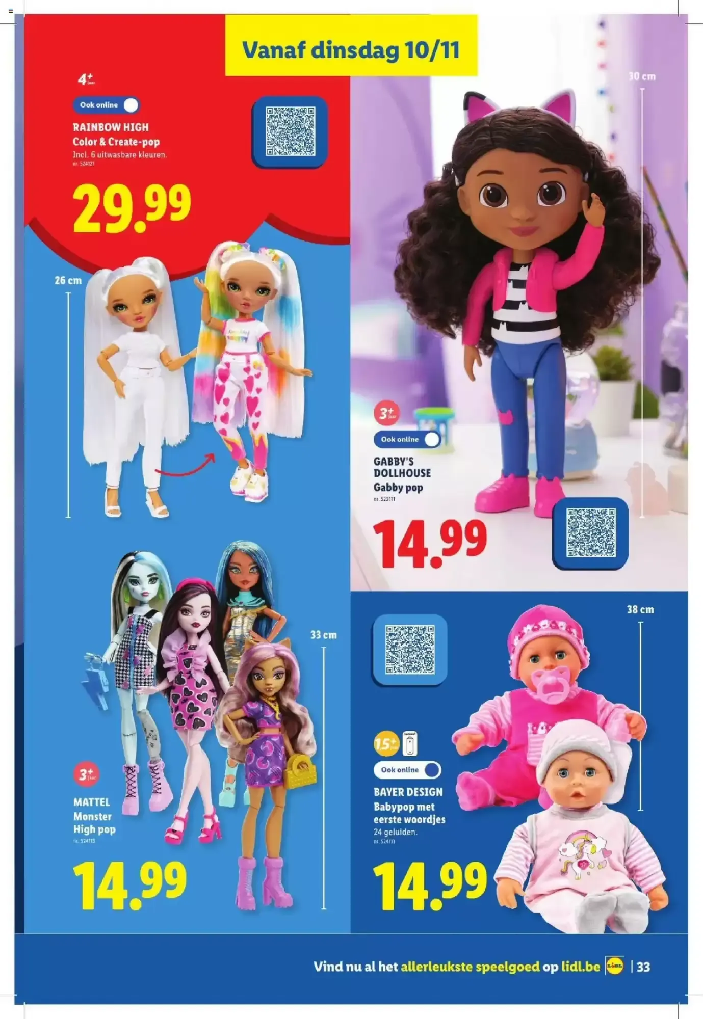 Lidl folder | Speelgoed van 21 oktober tot 24 november 2026 - folder pagina 33
