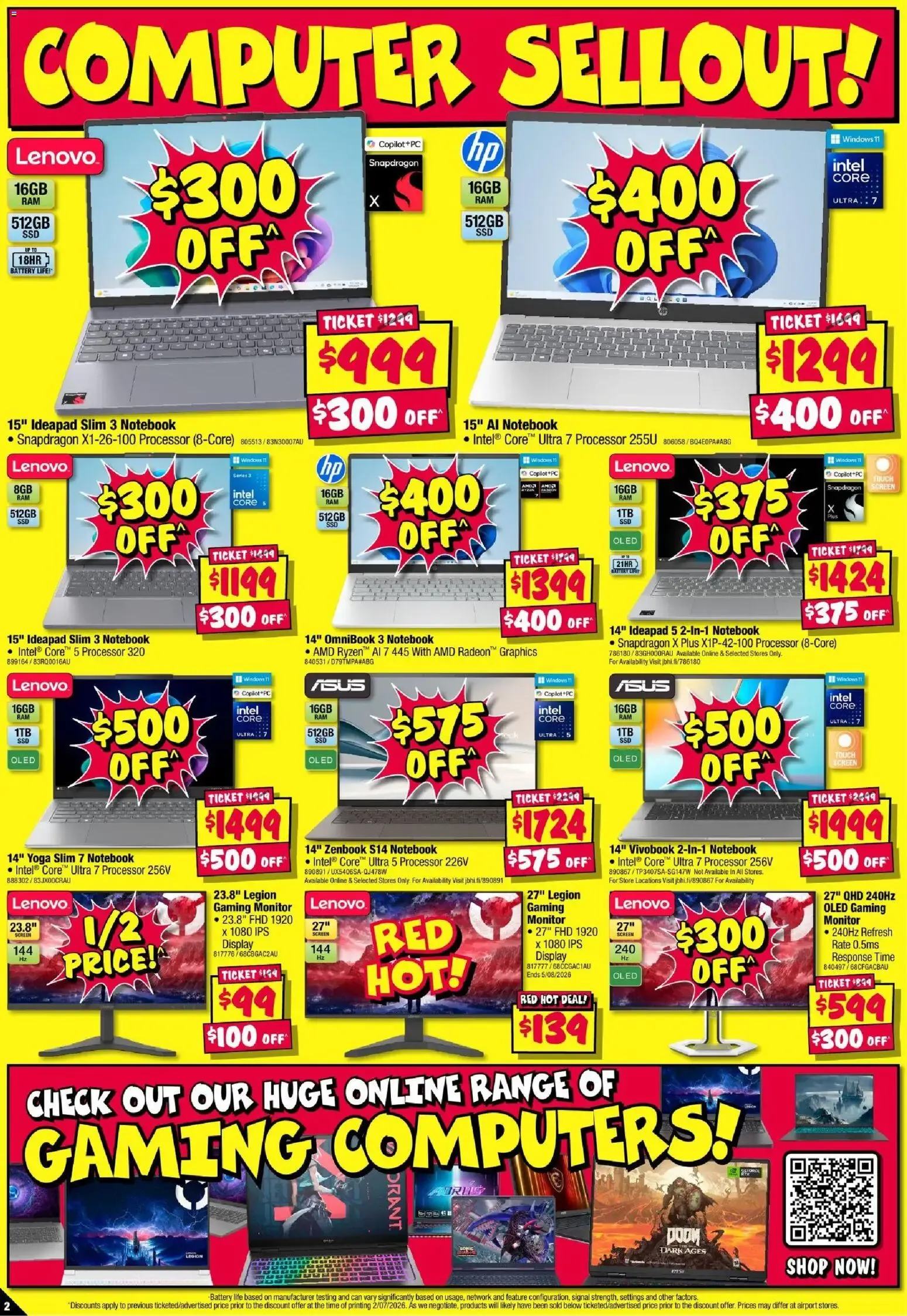 JB HI-FI BIG BRAND SELLOUT! - Catalogue valid from 16 July to 29 July 2026 - page 2