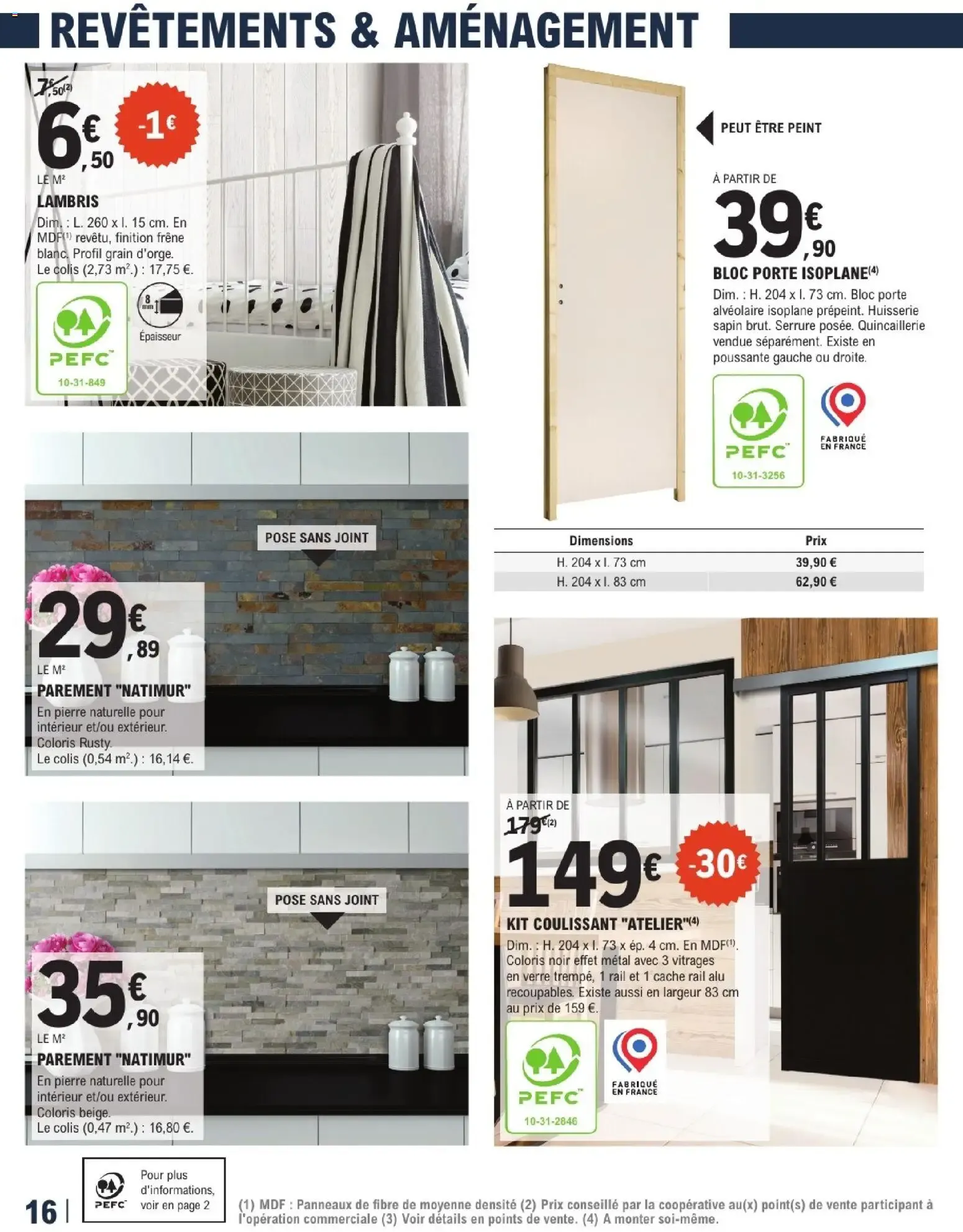 Brico E.Leclerc Arrivages bricolage à partir du 25/08/2026 - promo en ligne du 25 août au 12 septembre 2026 - Catalogue page 16