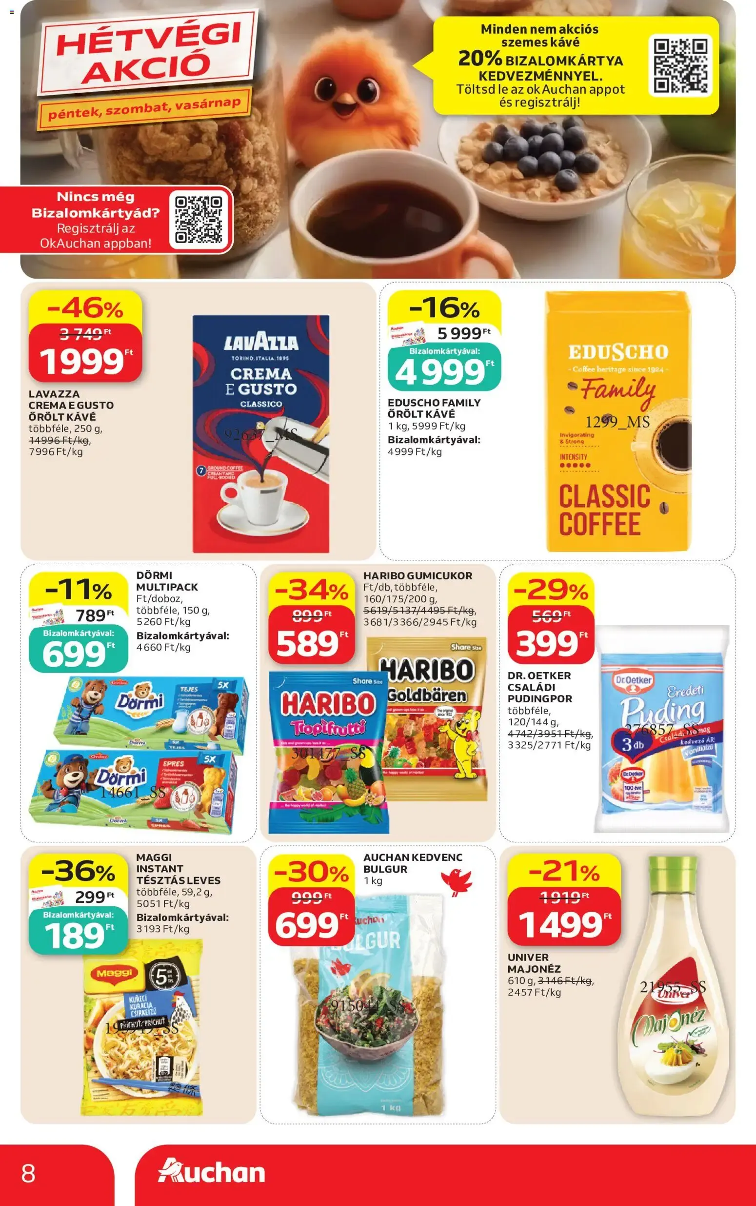 Katalógus Auchan Szupermarket akciós újság - 2026.07.02. -tól/töl > akció, lapozható szórólap 🛍️ július 2.-tól július 8.-ig 2026. - Oldal 8