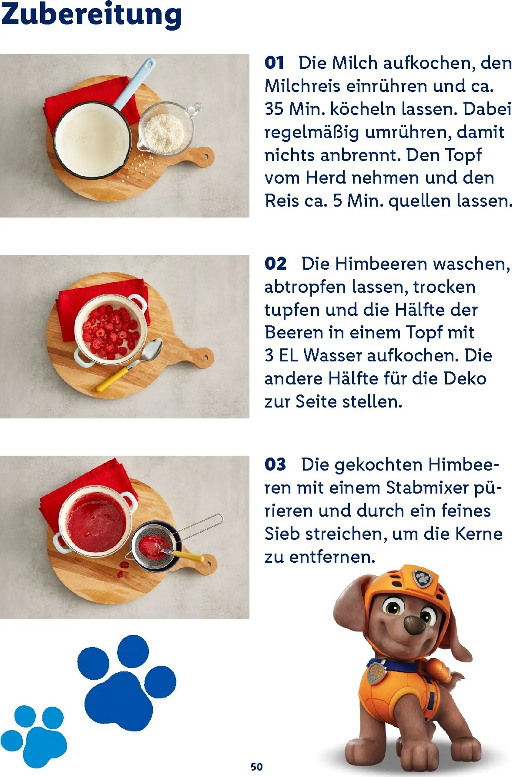 Lidl - Paw Patrol Rezeptheft Prospekt – von Montag 20.07.2026 bis Sonntag 23.08.2026 von 20. Juli bis 23. August 2026 - Prospekt seite 50