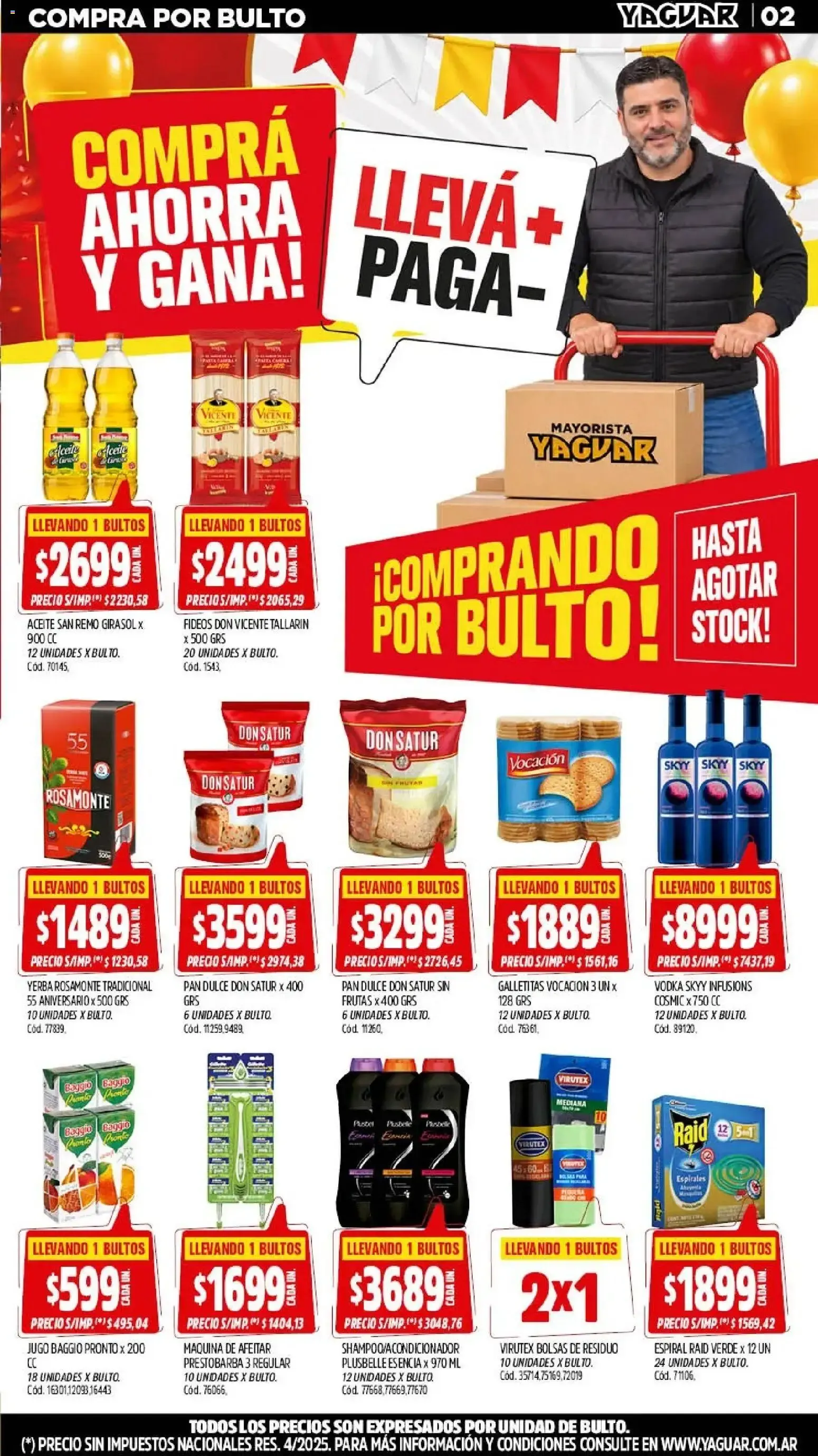 Ofertas de Mayorista Yaguar - El Cumple del Año 38 19 de octubre al 24 de octubre 2026 - Página 2 del catálogo