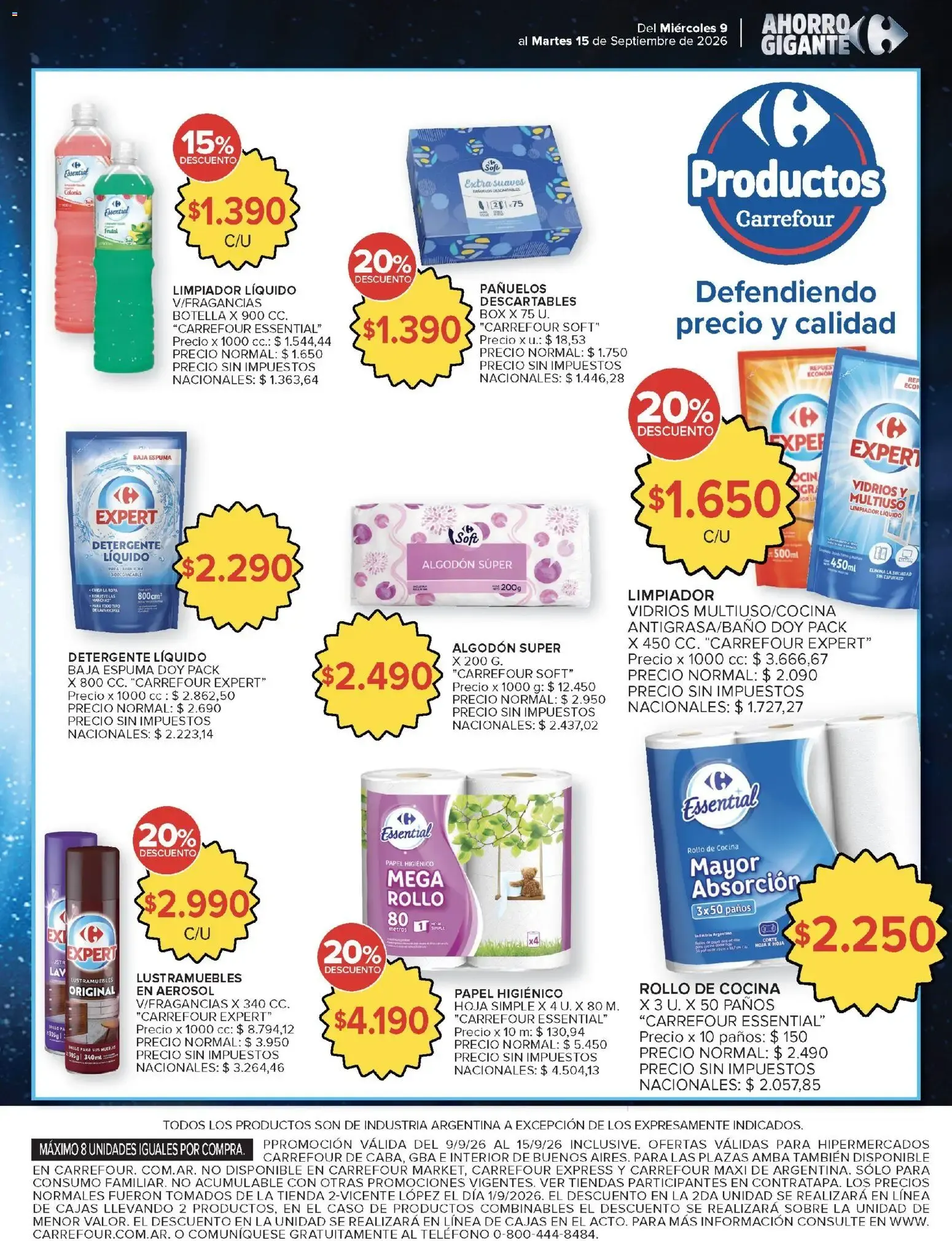 Ofertas de Ahorro Gigante 9 de septiembre al 15 de septiembre 2026 - Página 19 del catálogo