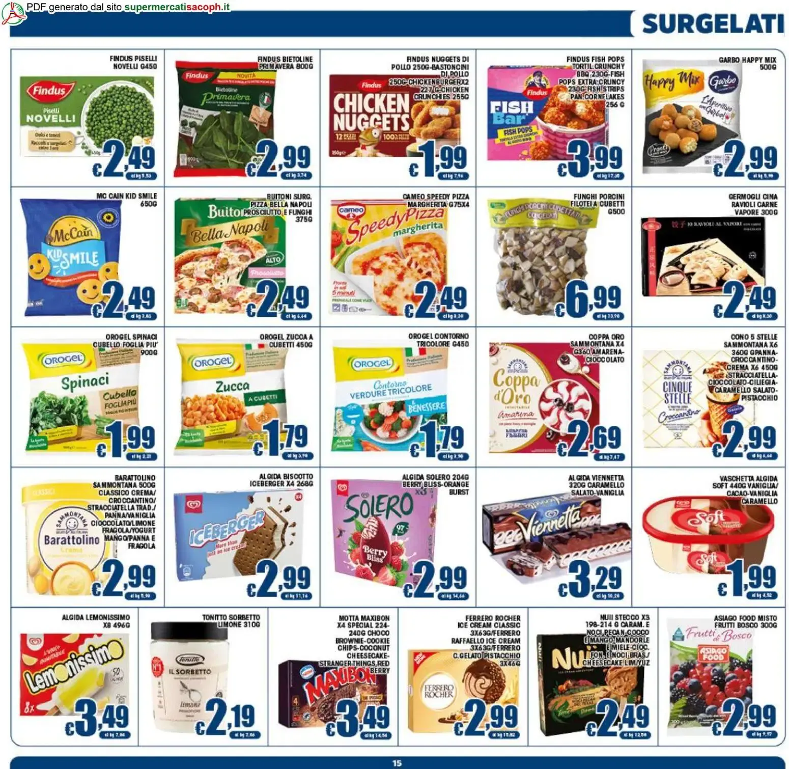 Sacoph volantino dal 10/06/2026 - online Offerte da 10 giugno a 18 giugno di 2026 - Pagina del volantino 15