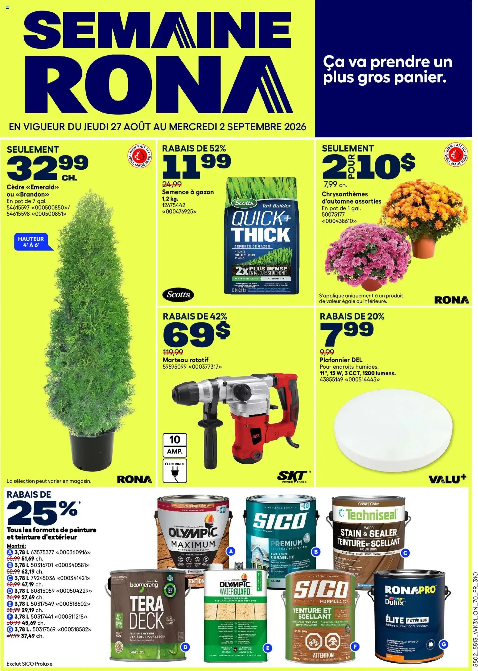 15% de Rabais from August 28 to August 30 2026 - flyer page 2